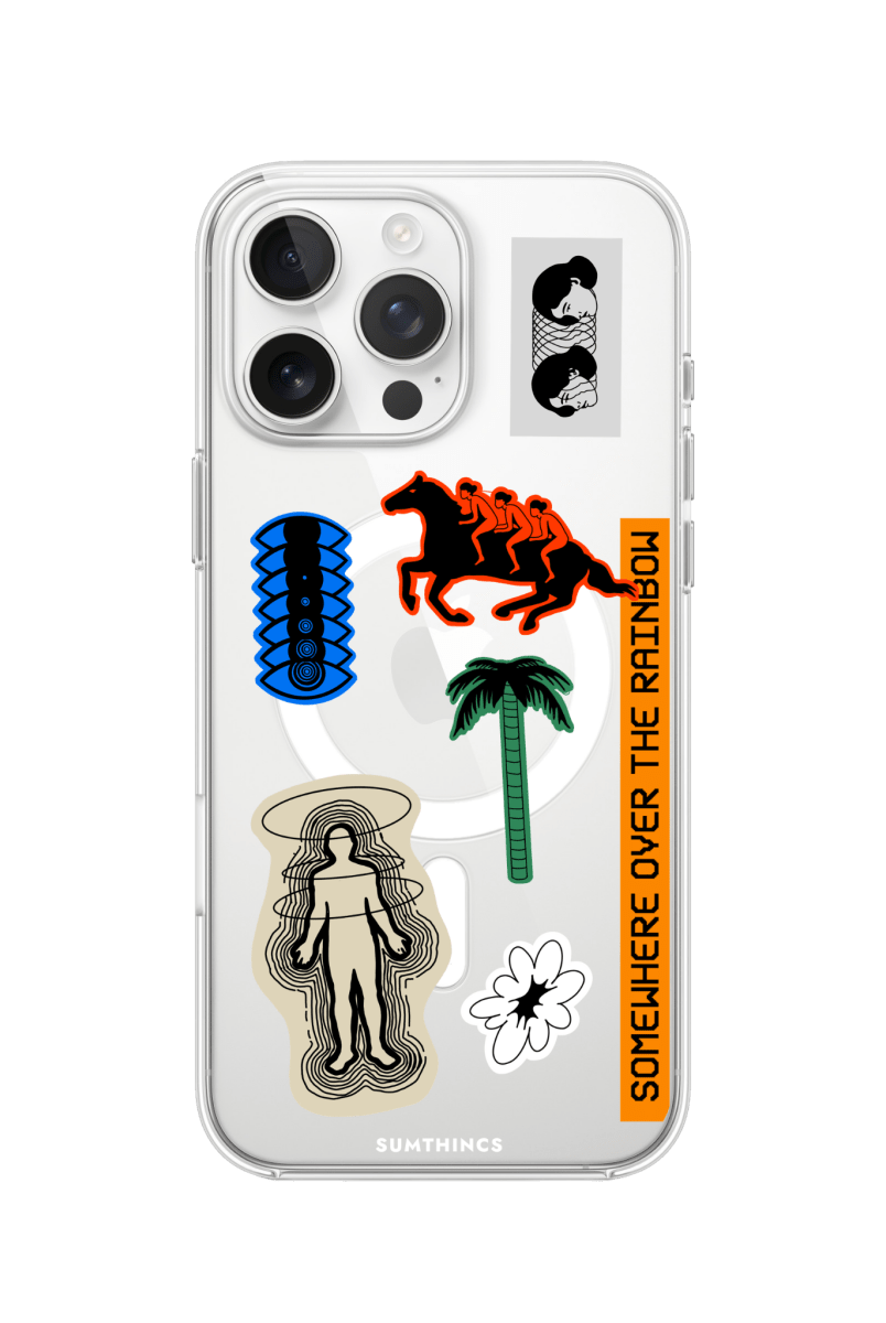 iPhone 16 Pro Max Somewhere Clear Magsafe Şeffaf Telefon Kılıfı - SUMTHINCS