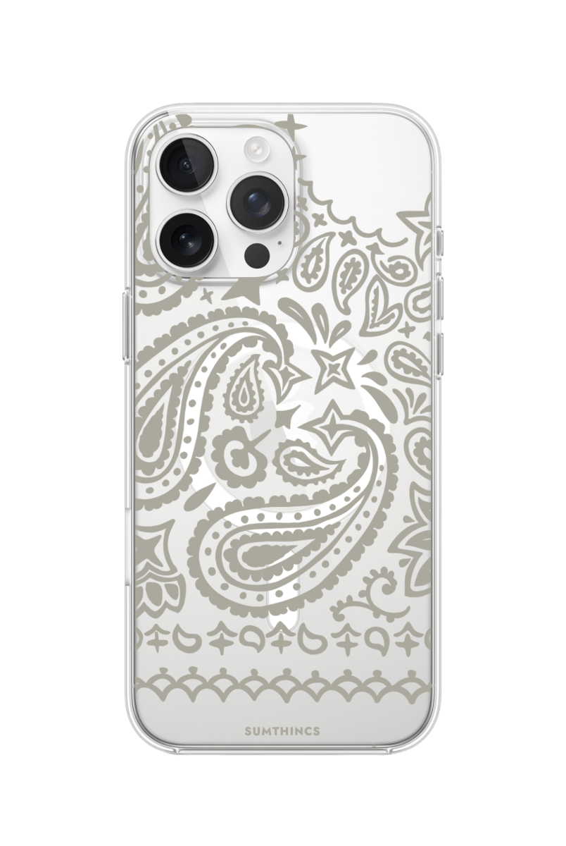iPhone 16 Pro Max Urban Bandana Clear Magsafe Şeffaf Telefon Kılıfı - SUMTHINCS