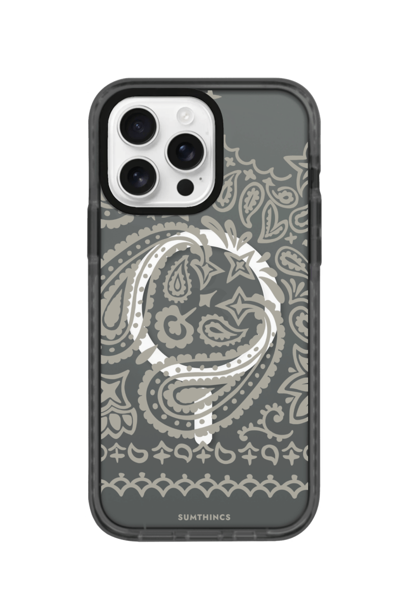 iPhone 16 Pro Max Urban Bandana Magsafe Procase Şeffaf Telefon Kılıfı Antrasit - SUMTHINCS