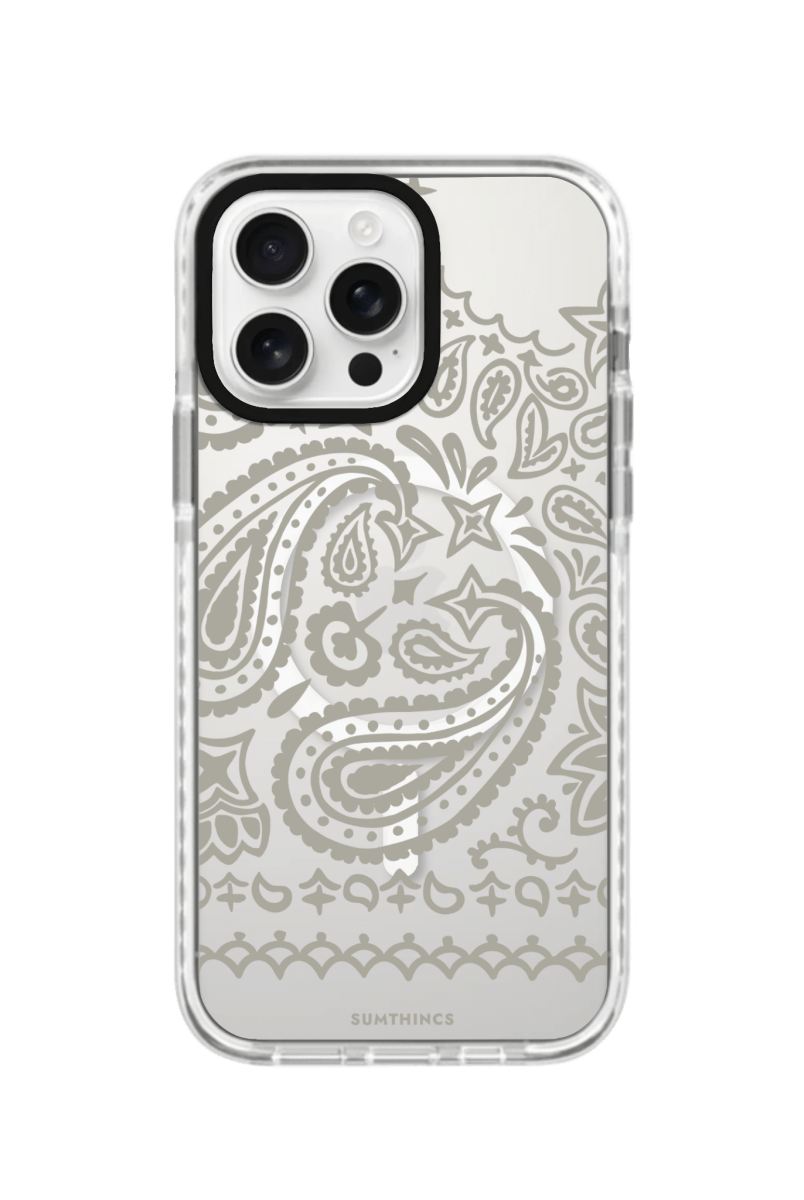 iPhone 16 Pro Max Urban Bandana Magsafe Procase Şeffaf Telefon Kılıfı Beyaz Şeffaf - SUMTHINCS