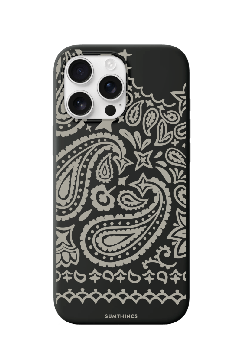 iPhone 16 Pro Max Urban Bandana Premium Telefon Kılıfı Siyah - SUMTHINCS