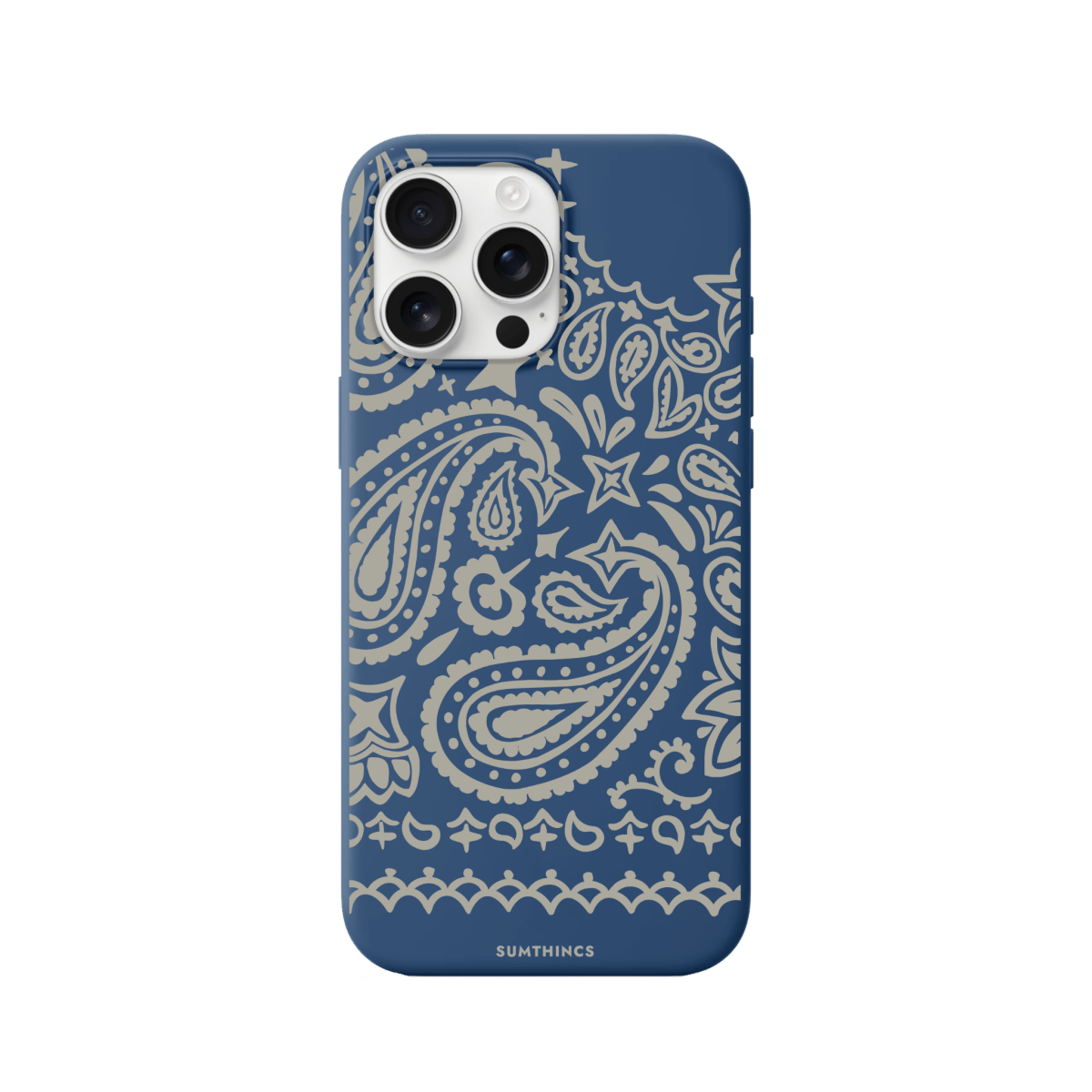 iPhone 16 Pro Max Urban Bandana Premium Telefon Kılıfı Pasifik Mavi - SUMTHINCS