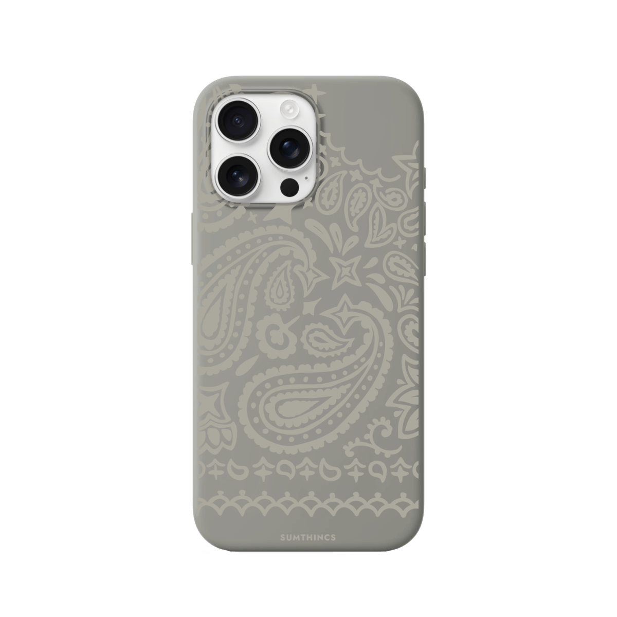 iPhone 16 Pro Max Urban Bandana Premium Telefon Kılıfı Gri - SUMTHINCS