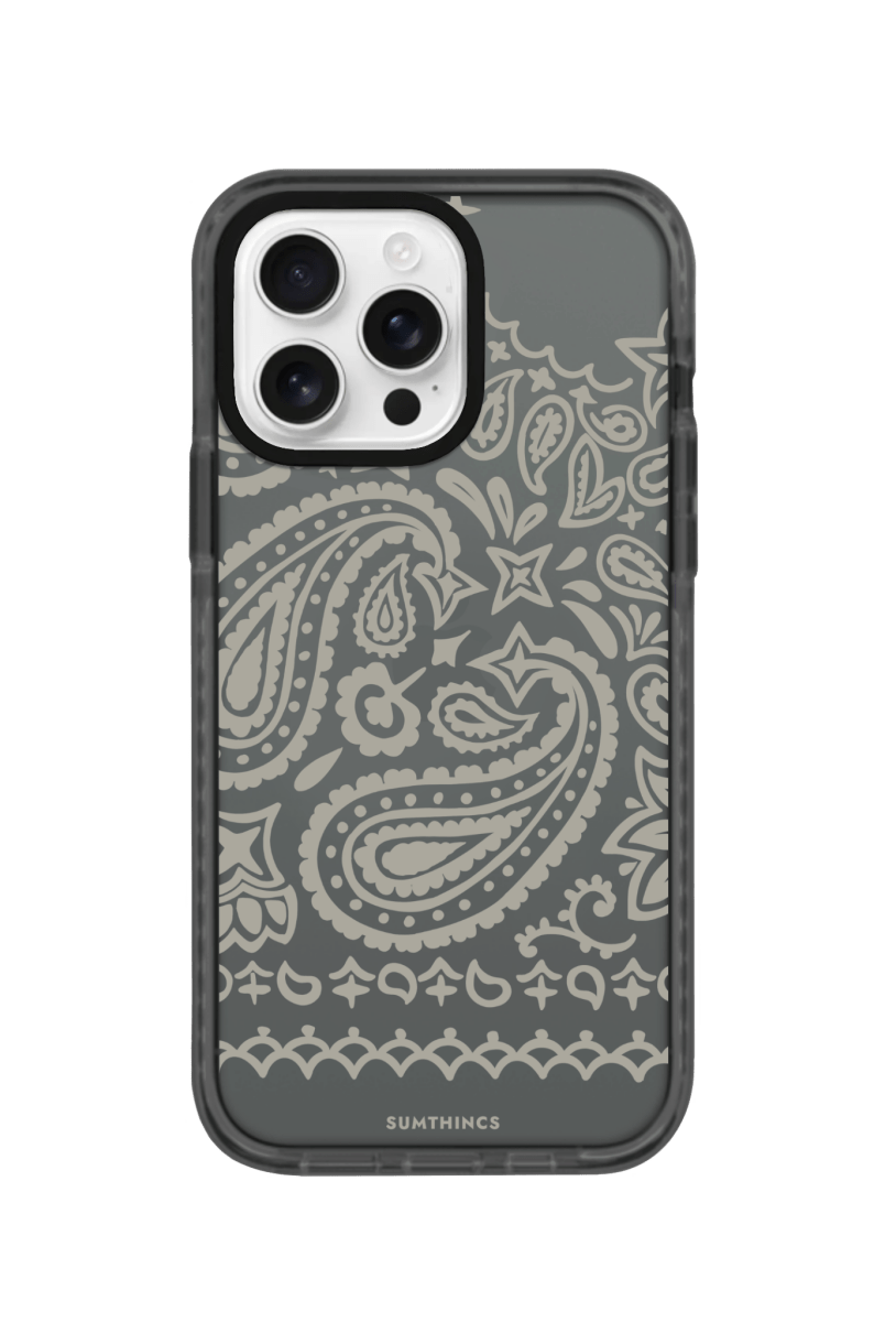 iPhone 16 Pro Max Urban Bandana Procase Şeffaf Telefon Kılıfı Antrasit - SUMTHINCS