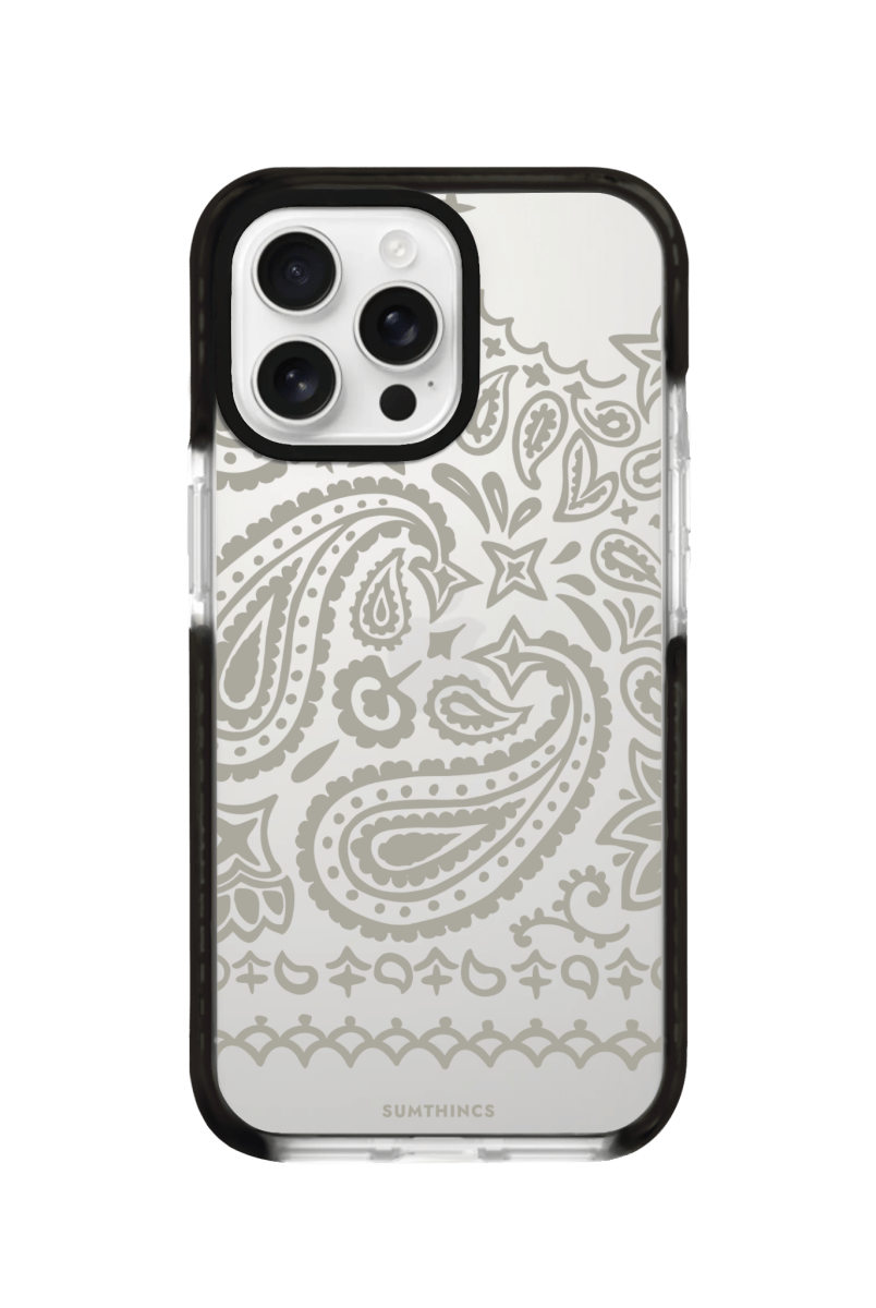 iPhone 16 Pro Max Urban Bandana Procase Şeffaf Telefon Kılıfı Siyah Şeffaf - SUMTHINCS