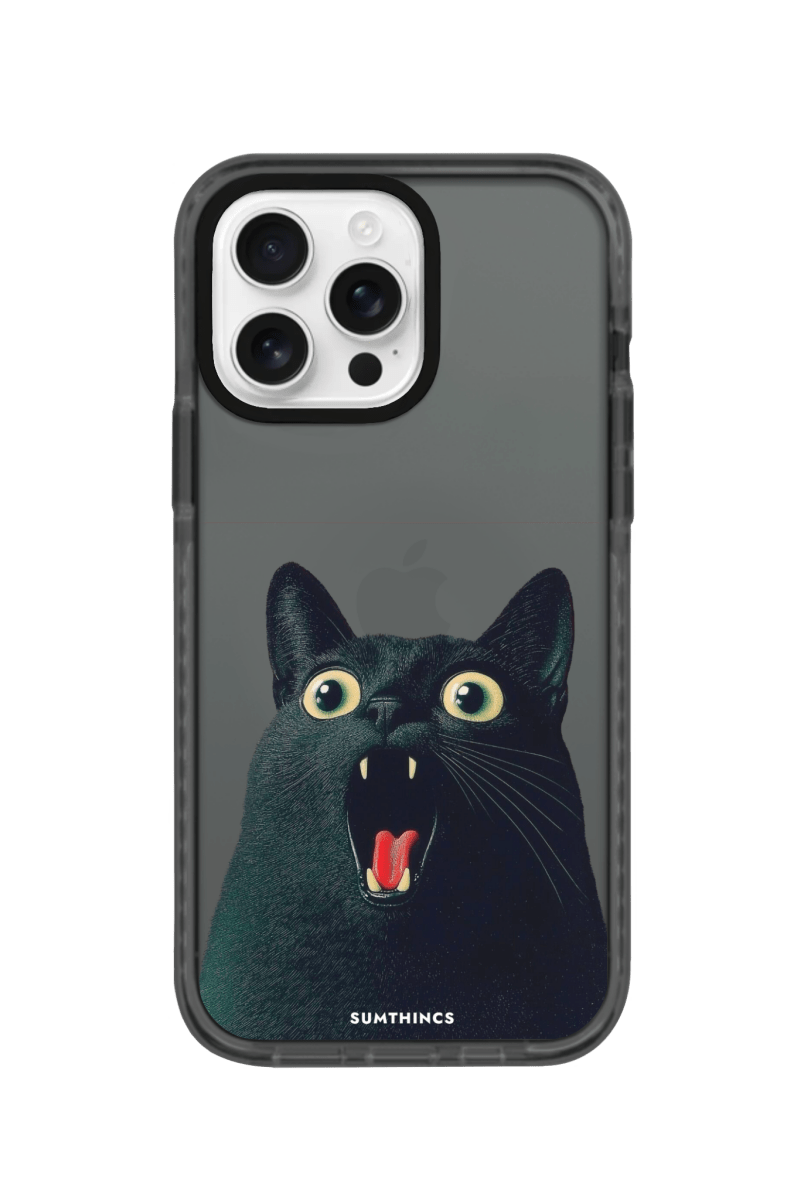 iPhone 16 Pro Meoww Procase Telefon Kılıfı Antrasit - SUMTHINCS