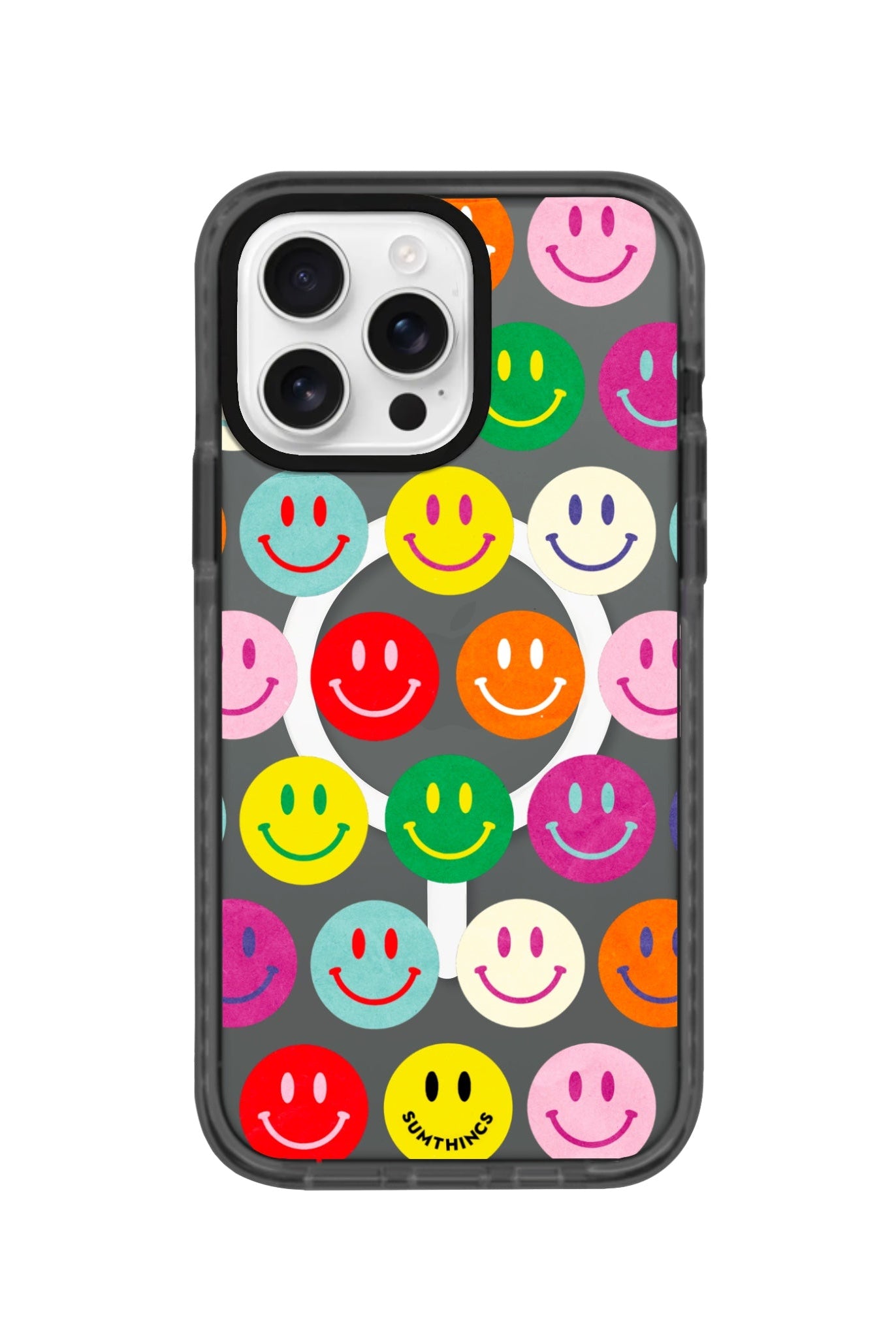 iPhone 16 Pro Miles of Smiles Magsafe Procase Şeffaf Telefon Kılıfı Antrasit - SUMTHINCS