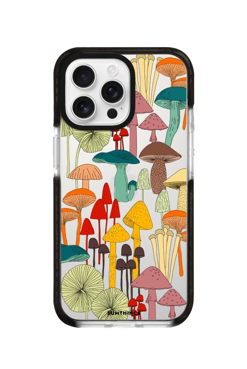 iPhone 16 Pro Mushrooms Procase Şeffaf Telefon Kılıfı - SUMTHINCS