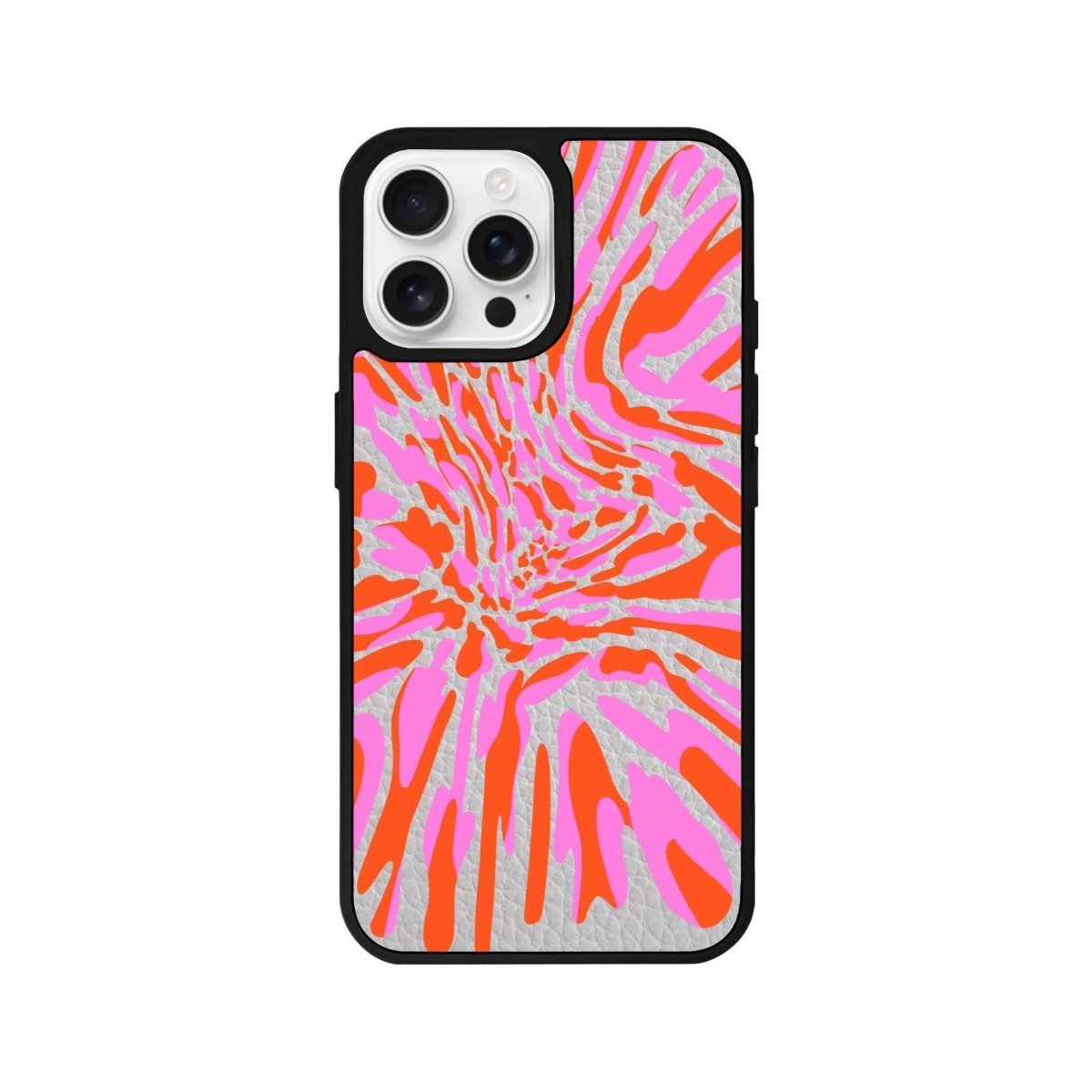 iPhone 16 Pro Neon Dreams Leather Vegan Deri Telefon Kılıfı - SUMTHINCS