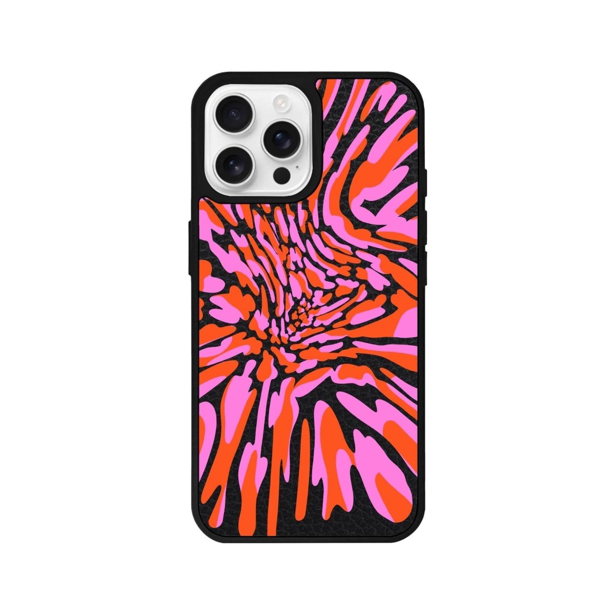 iPhone 16 Pro Neon Dreams Leather Vegan Deri Telefon Kılıfı - SUMTHINCS