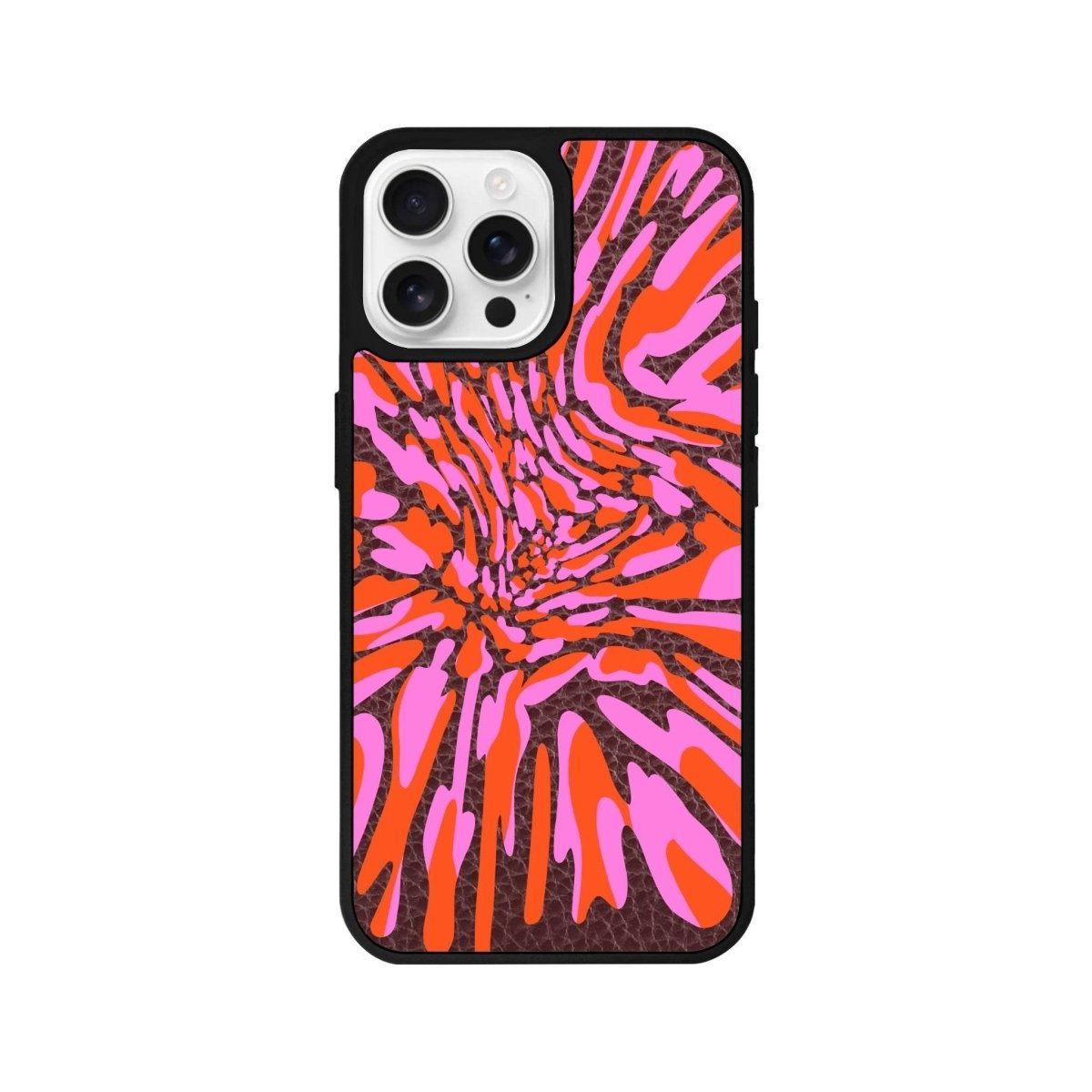 iPhone 16 Pro Neon Dreams Leather Vegan Deri Telefon Kılıfı - SUMTHINCS