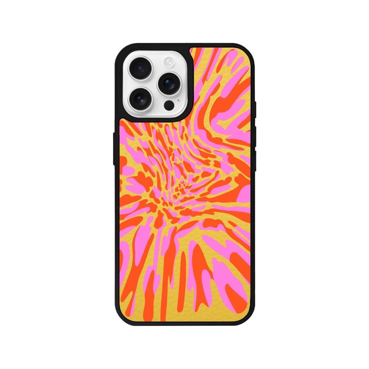 iPhone 16 Pro Neon Dreams Leather Vegan Deri Telefon Kılıfı - SUMTHINCS