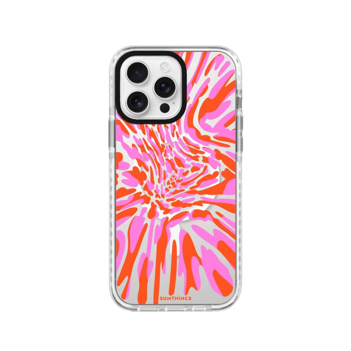 iPhone 16 Pro Neon Dreams Magsafe Procase Şeffaf Telefon Kılıfı Beyaz Şeffaf - SUMTHINCS