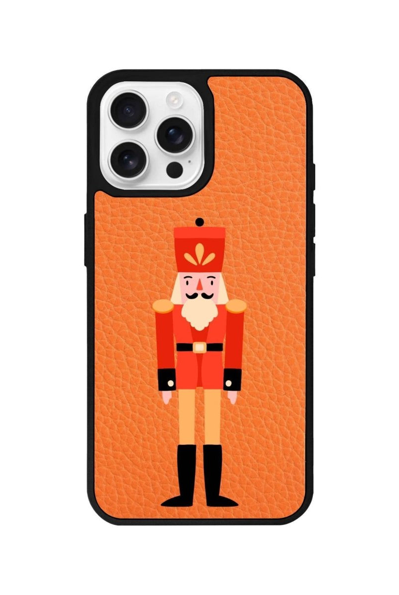 iPhone 16 Pro Nutcracker Leather Vegan Deri Telefon Kılıfı - SUMTHINCS