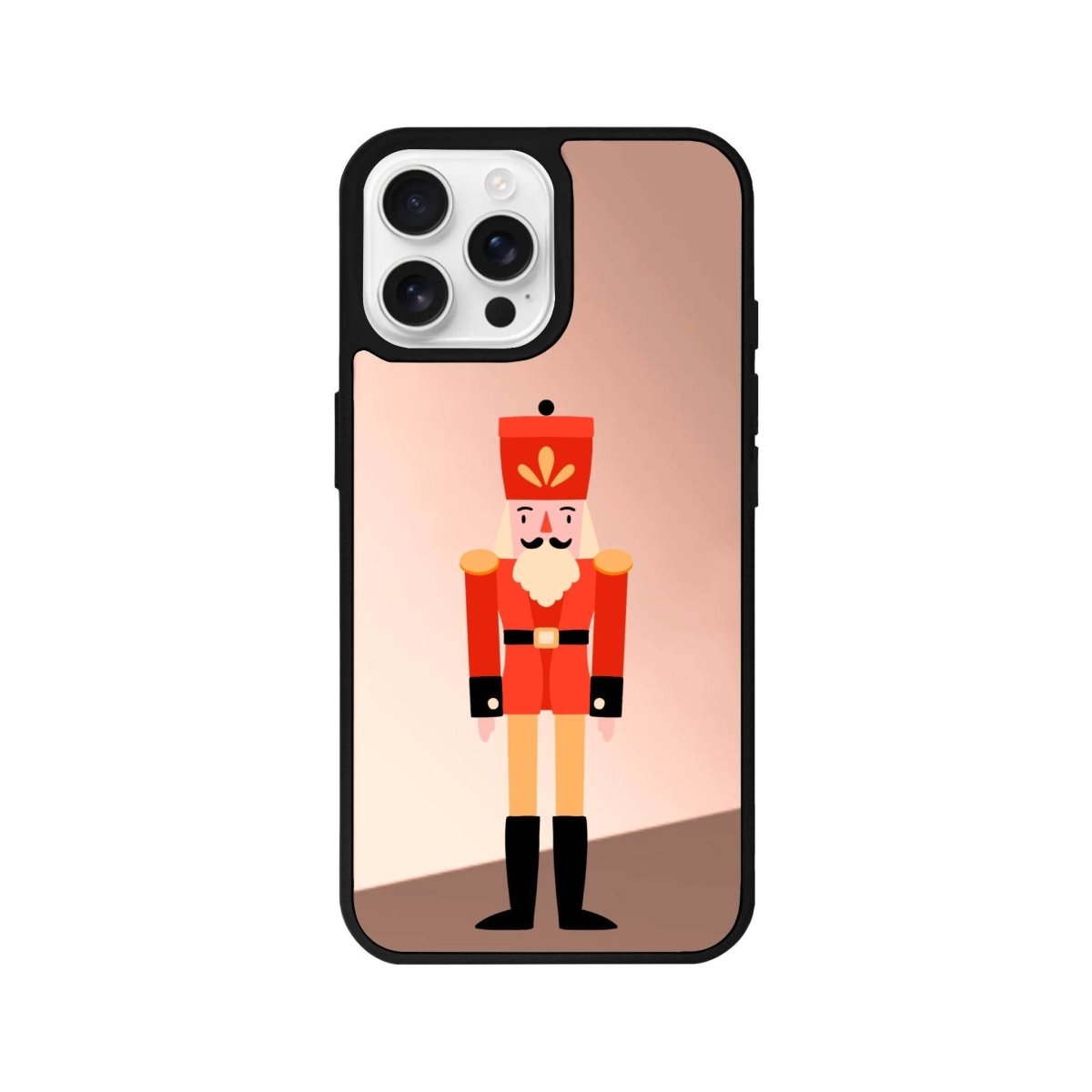 iPhone 16 Pro Nutcracker Mirror Aynalı Telefon Kılıfı Metalik Pembe - SUMTHINCS