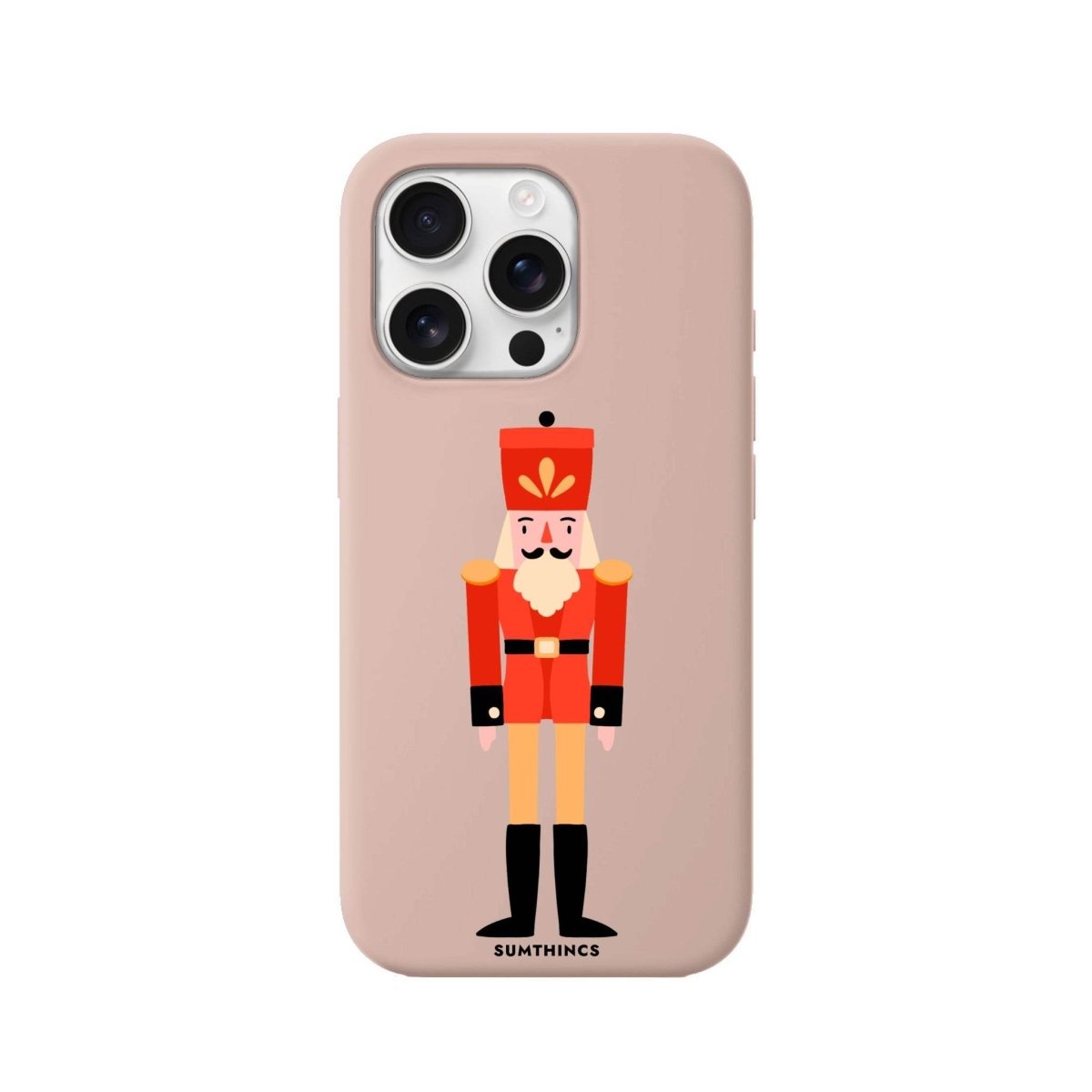 iPhone 16 Pro Nutcracker Premium Telefon Kılıfı Bej - SUMTHINCS