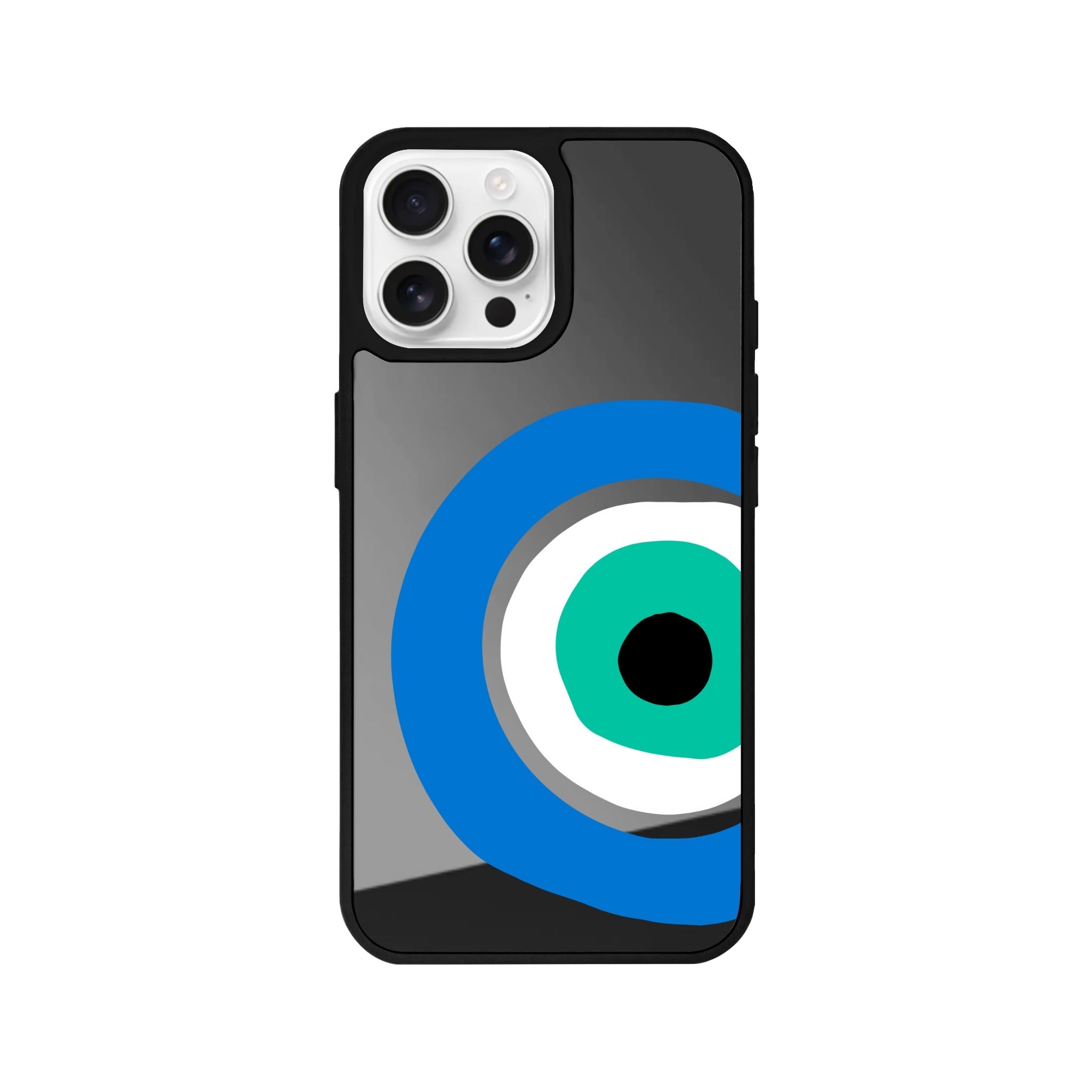 iPhone 16 Pro Ocean Eye Mirror Aynalı Telefon Kılıfı Antrasit - SUMTHINCS