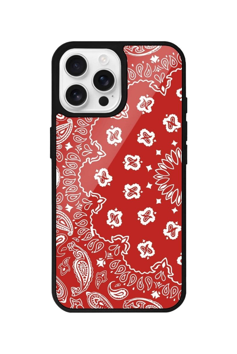 iPhone 16 Pro Paisley Glossy Cam Telefon Kılıfı - SUMTHINCS