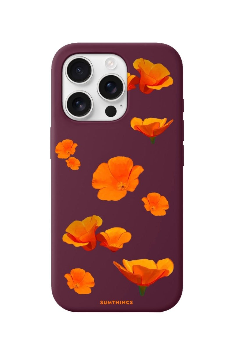 iPhone 16 Pro Poppies Premium Telefon Kılıfı - SUMTHINCS