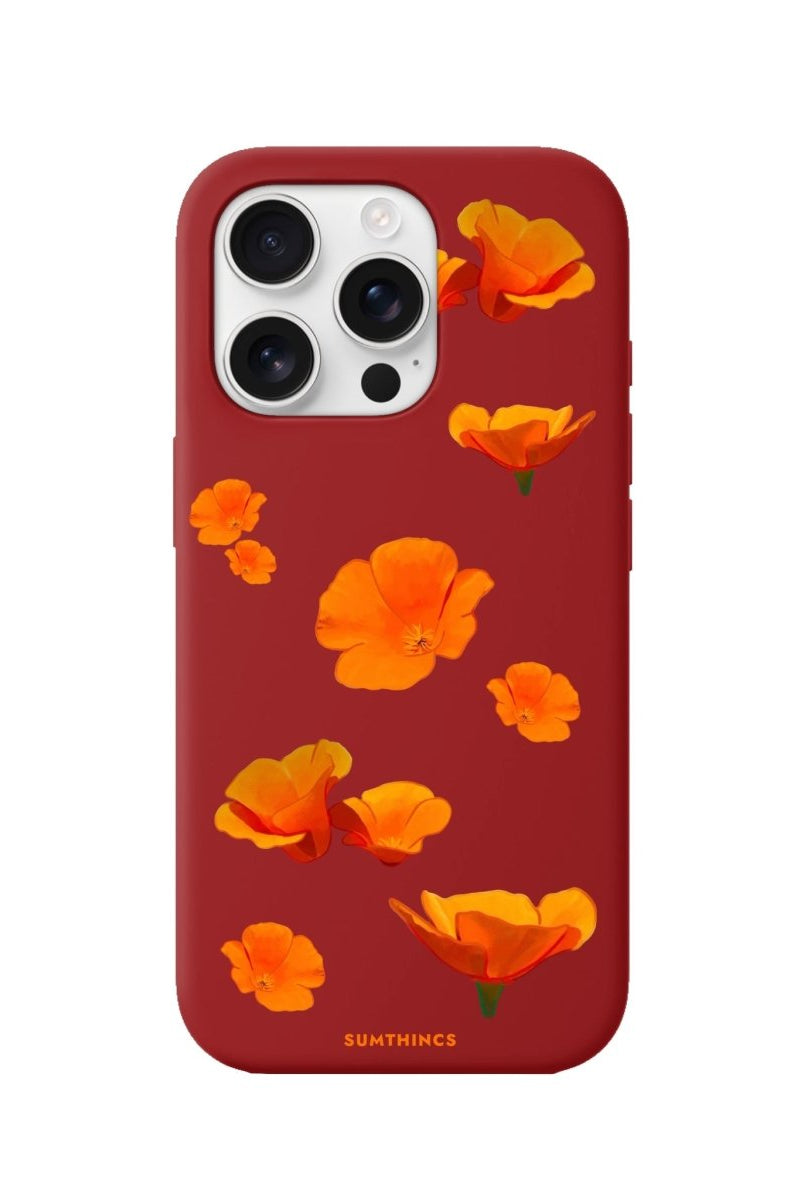 iPhone 16 Pro Poppies Premium Telefon Kılıfı - SUMTHINCS