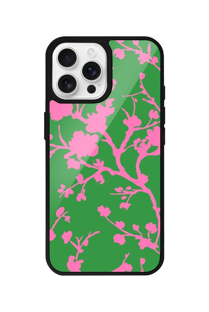 iPhone 16 Pro Sakura Glossy Cam Telefon Kılıfı - SUMTHINCS