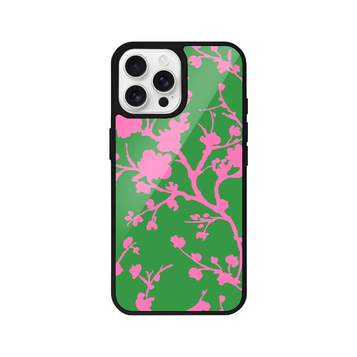 iPhone 16 Pro Sakura Glossy Cam Telefon Kılıfı - SUMTHINCS