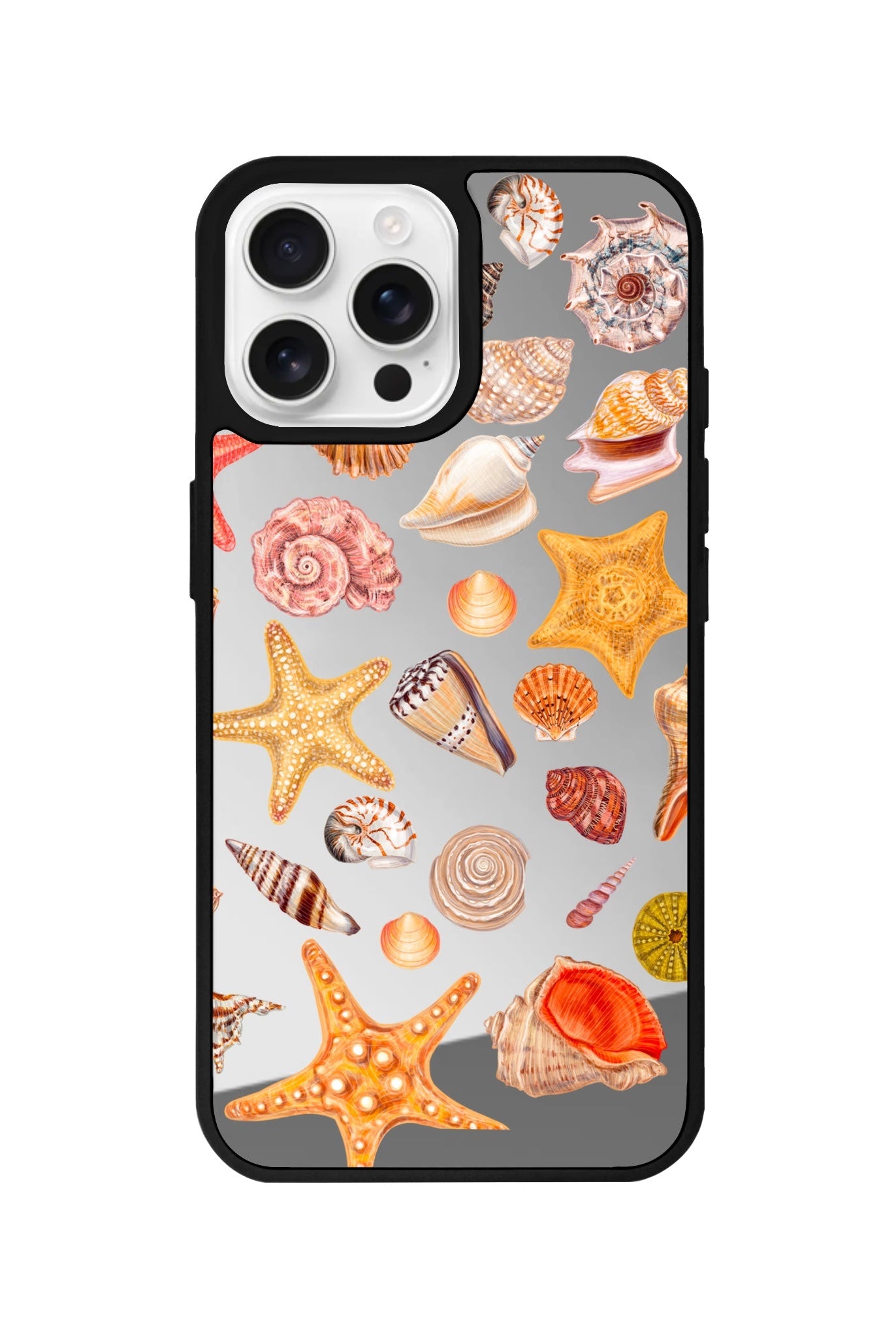 iPhone 16 Pro Shells Mirror Aynalı Telefon Kılıfı Gümüş - SUMTHINCS