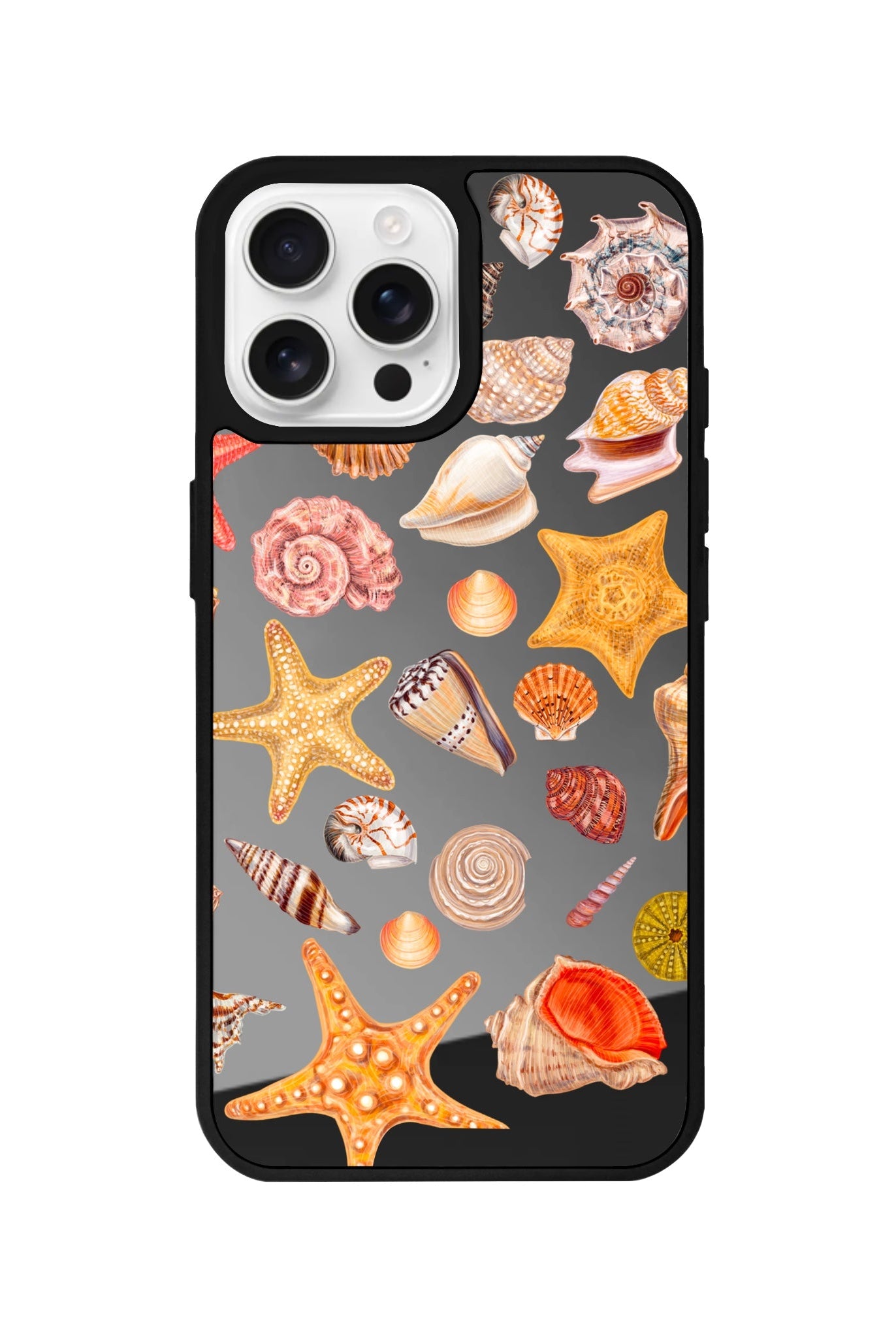 iPhone 16 Pro Shells Mirror Aynalı Telefon Kılıfı Antrasit - SUMTHINCS