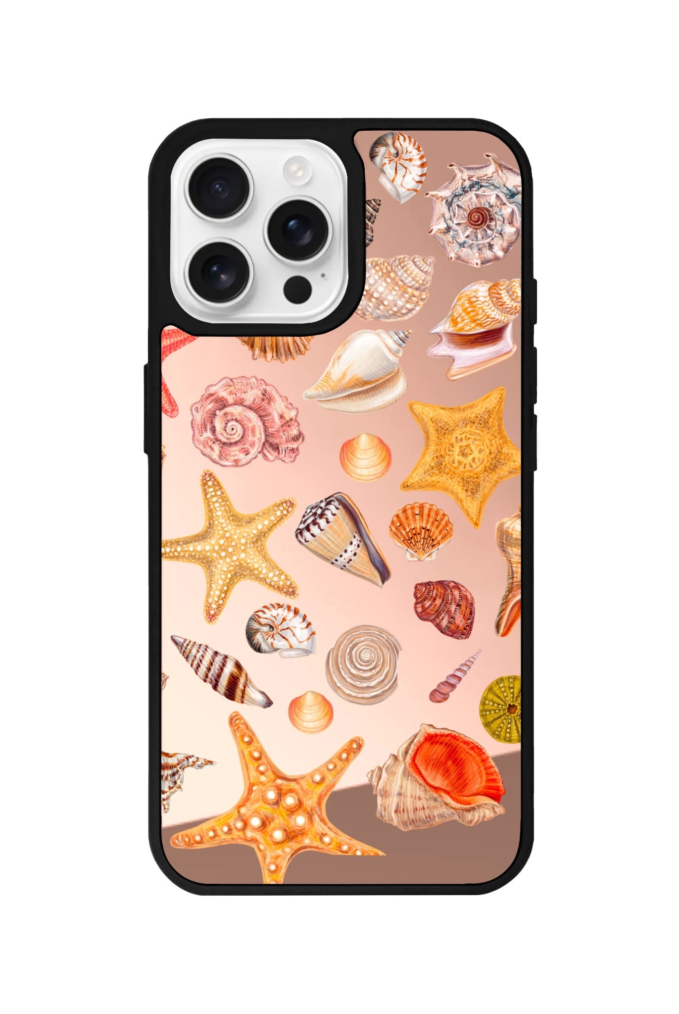 iPhone 16 Pro Shells Mirror Aynalı Telefon Kılıfı Metalik Pembe - SUMTHINCS