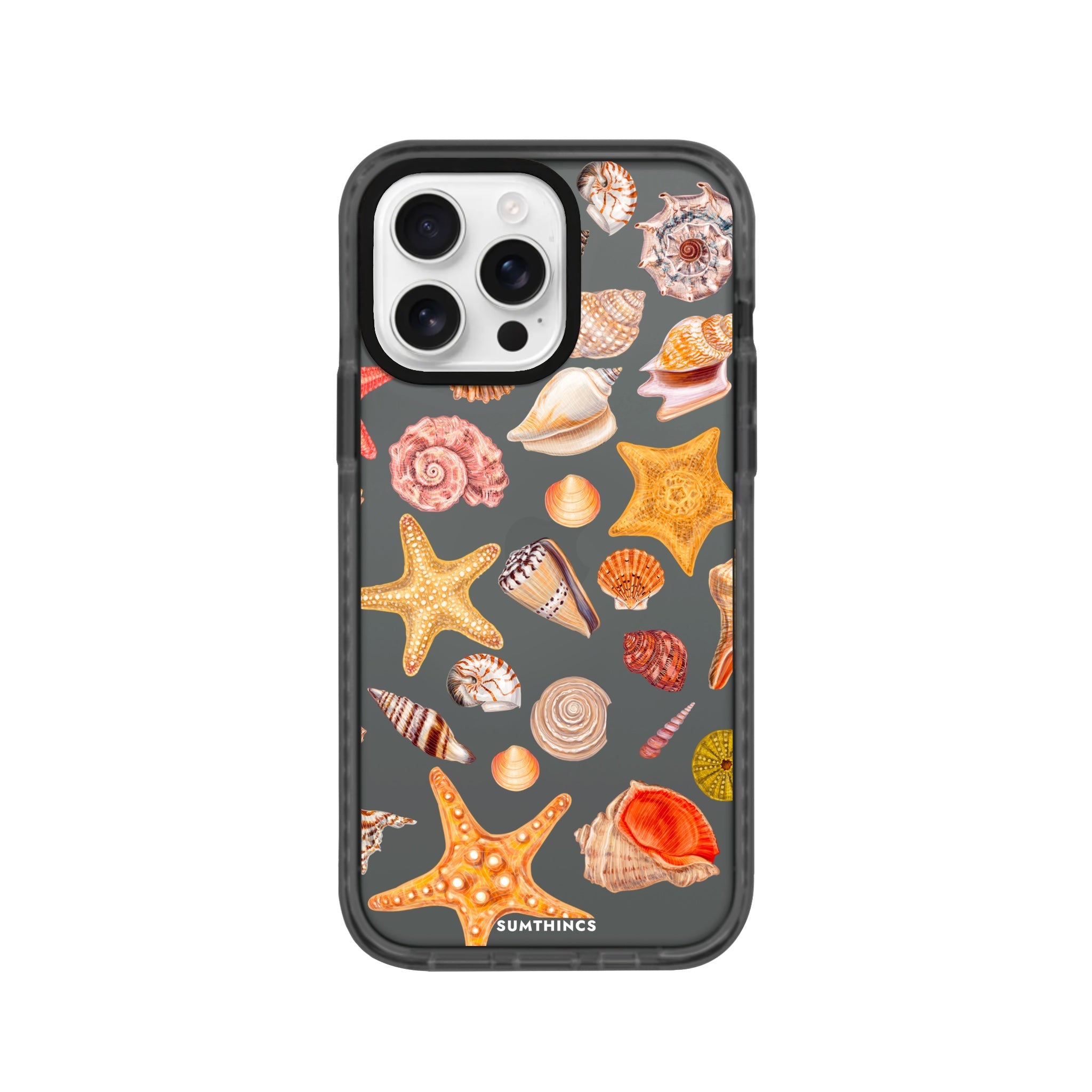 iPhone 16 Pro Shells Procase Şeffaf Telefon Kılıfı Antrasit - SUMTHINCS