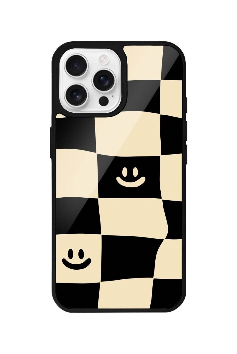 iPhone 16 Pro Smiling Check Glossy Cam Telefon Kılıfı - SUMTHINCS