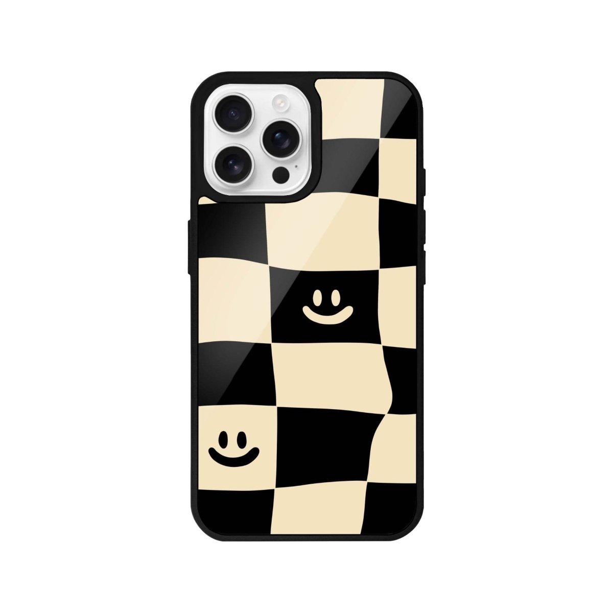 iPhone 16 Pro Smiling Check Glossy Cam Telefon Kılıfı - SUMTHINCS