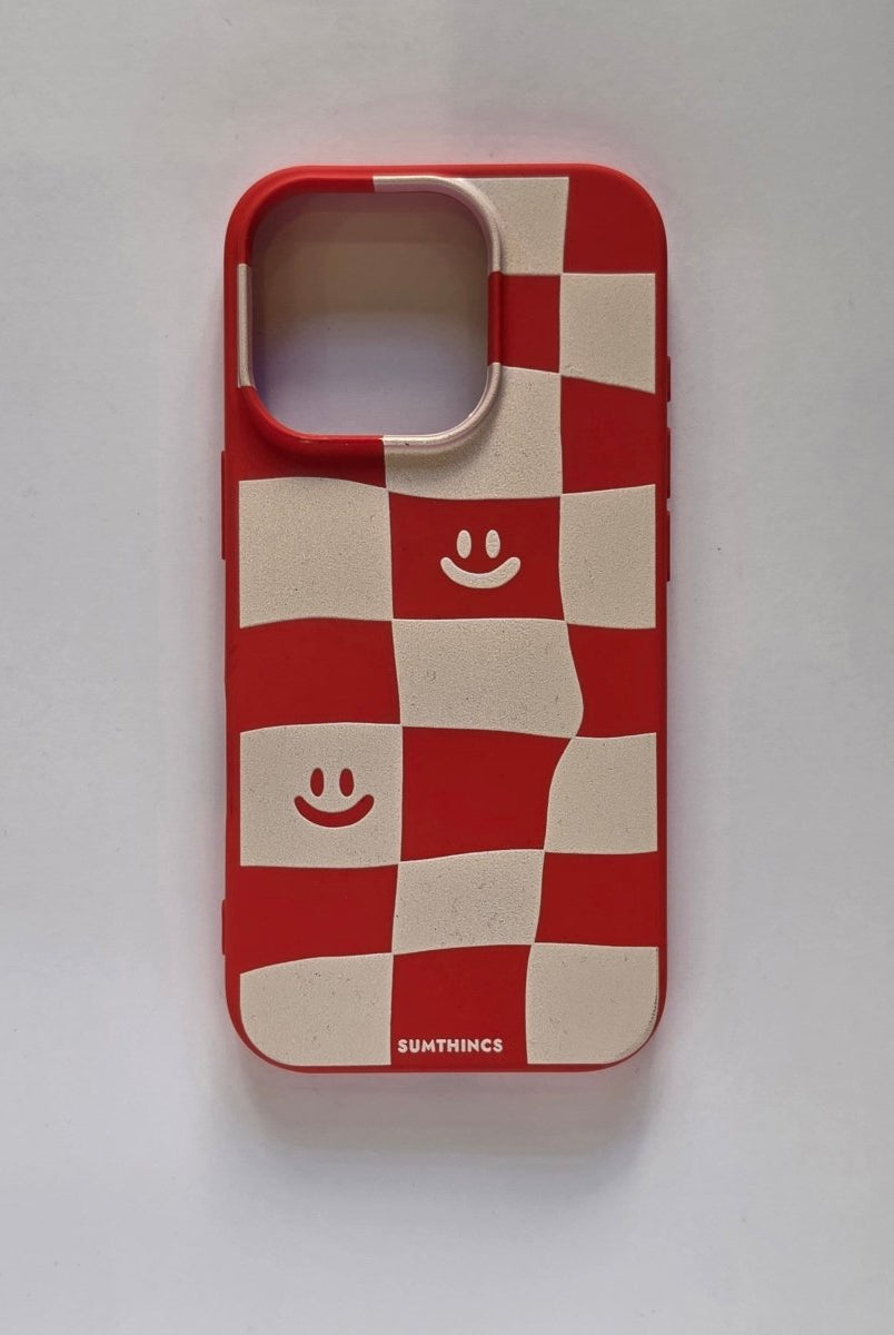 iPhone 16 Pro smiling check Premium Telefon Kılıfı - Sumthincs