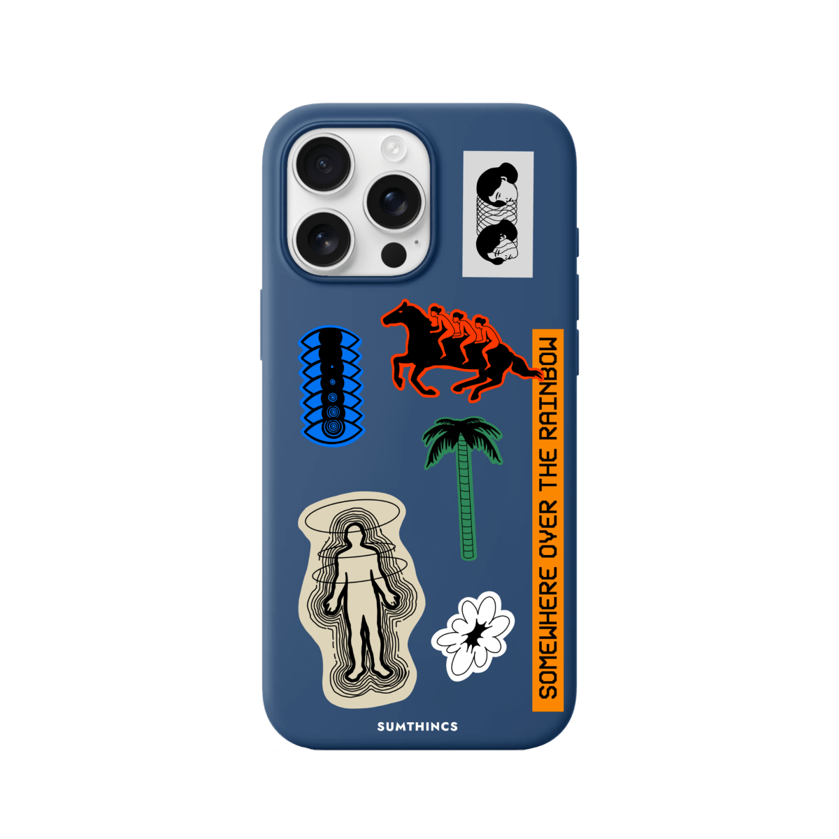 iPhone 16 Pro Somewhere Premium Telefon Kılıfı Pasifik Mavi - SUMTHINCS