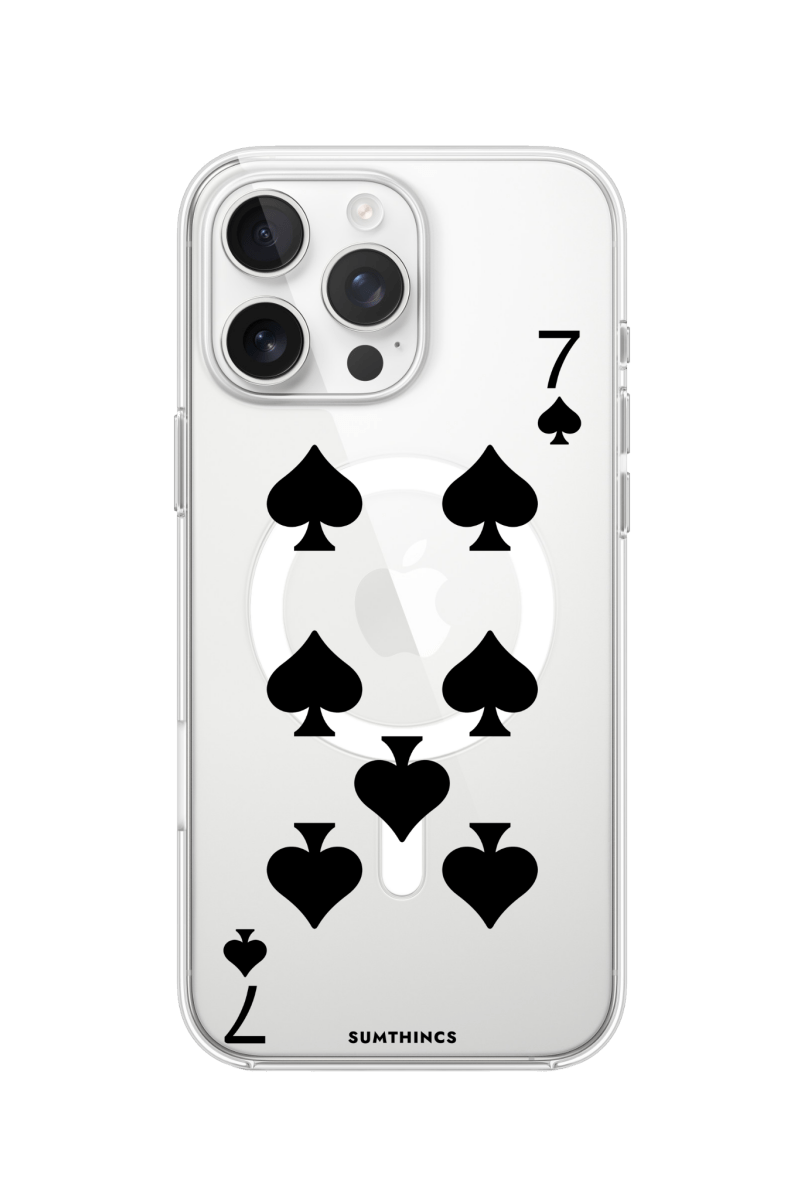 iPhone 16 Pro Spade7 Clear Magsafe Şeffaf Telefon Kılıfı - SUMTHINCS