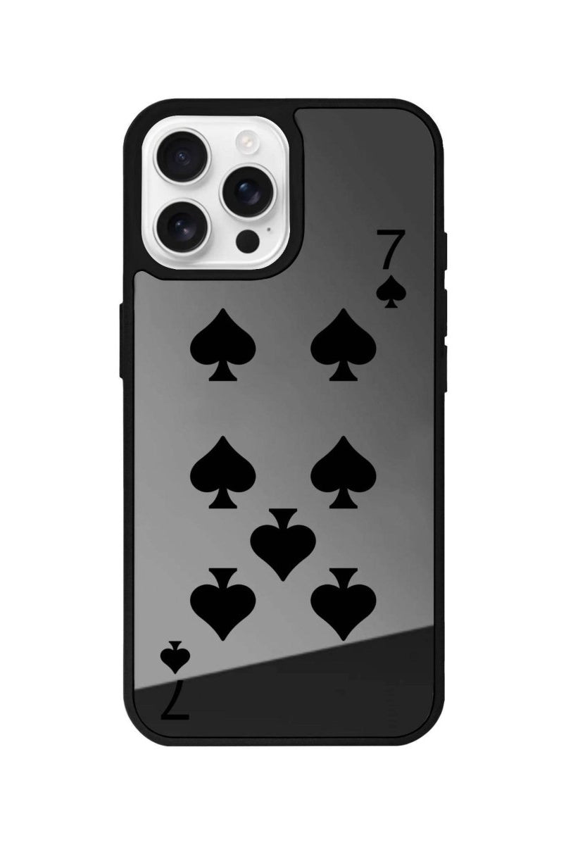 iPhone 16 Pro Spade7 Mirror Aynalı Telefon Kılıfı Antrasit - SUMTHINCS