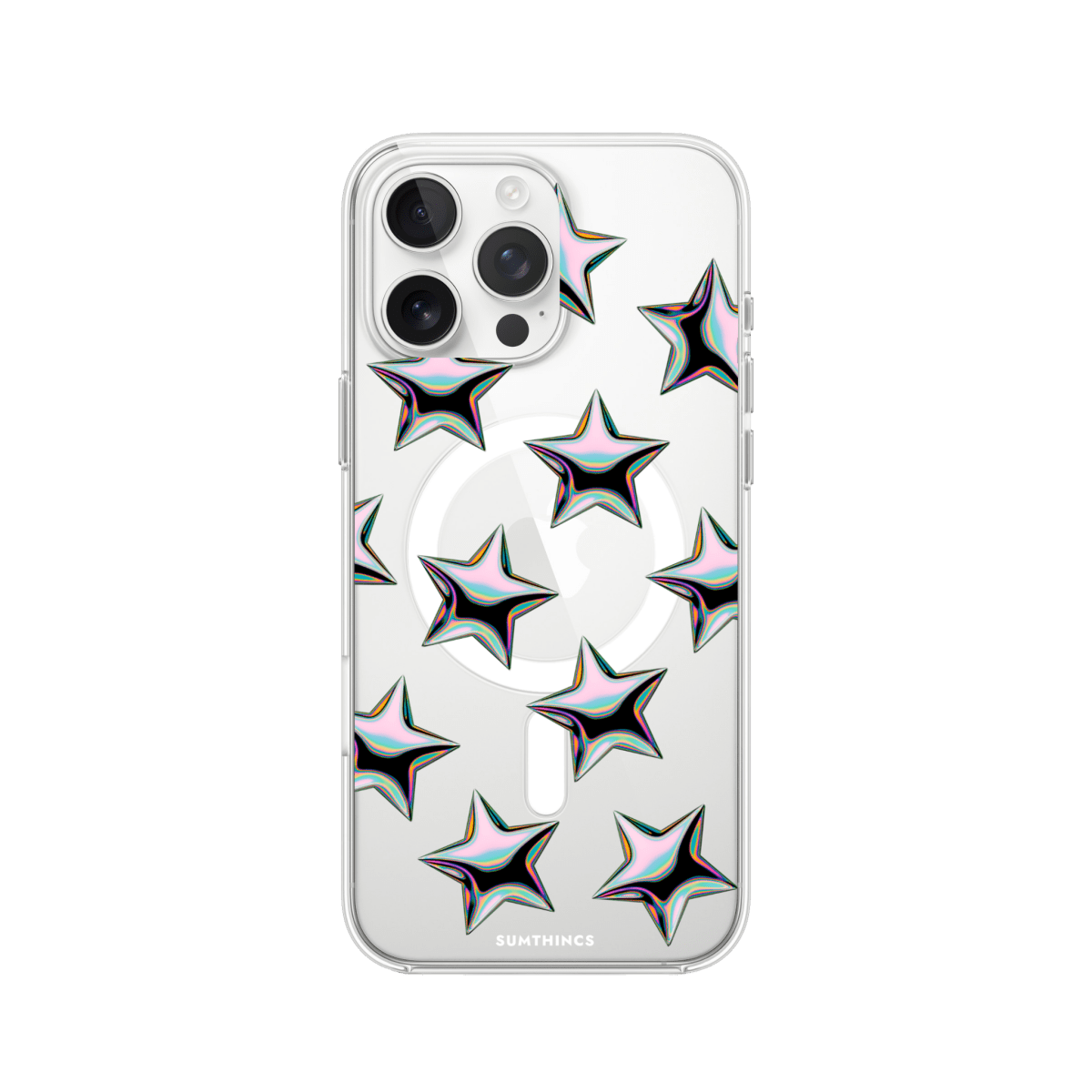 iPhone 16 Pro Stars Clear Magsafe Şeffaf Telefon Kılıfı - SUMTHINCS