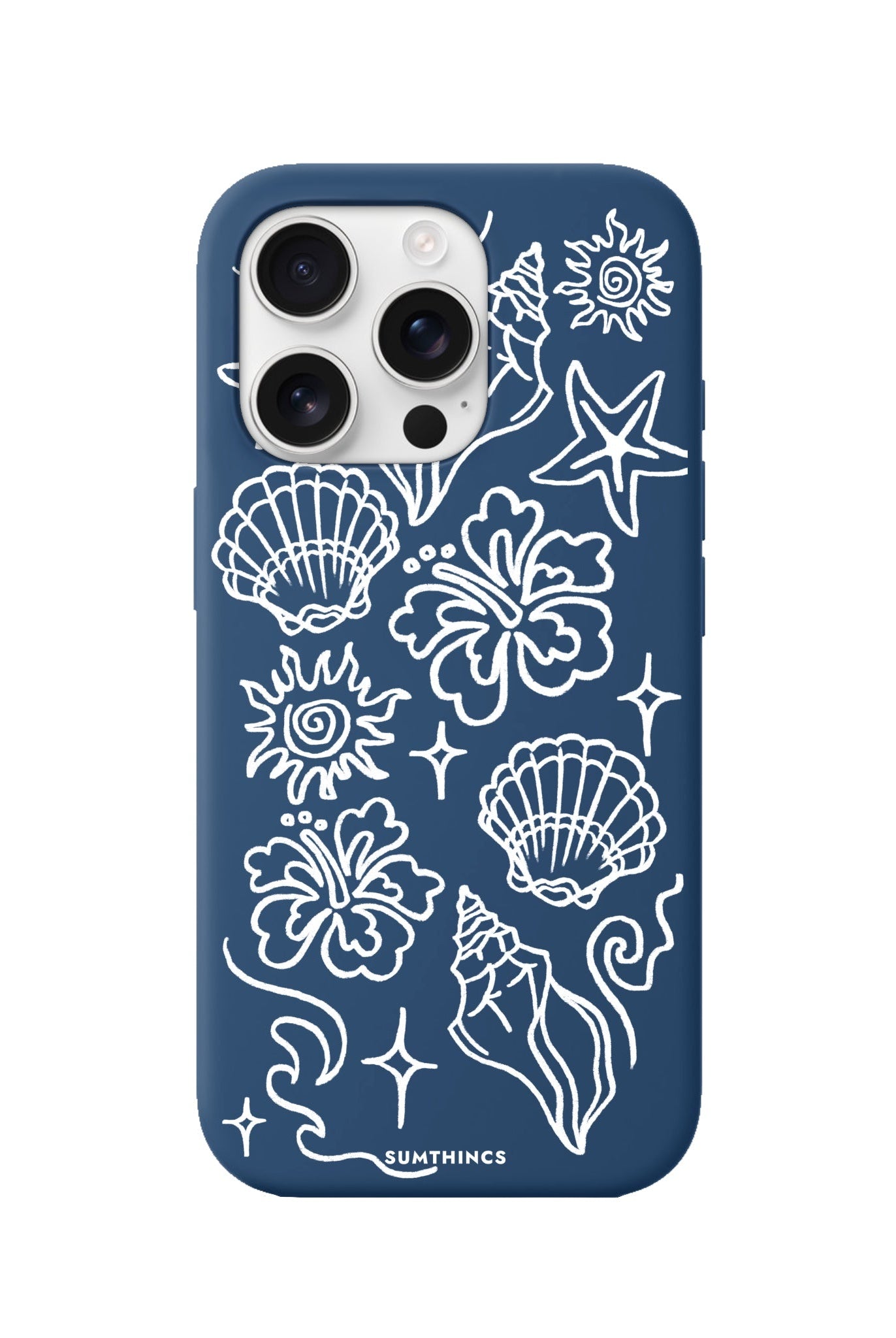 iPhone 16 Pro Summer Sketch Premium Telefon Kılıfı - SUMTHINCS