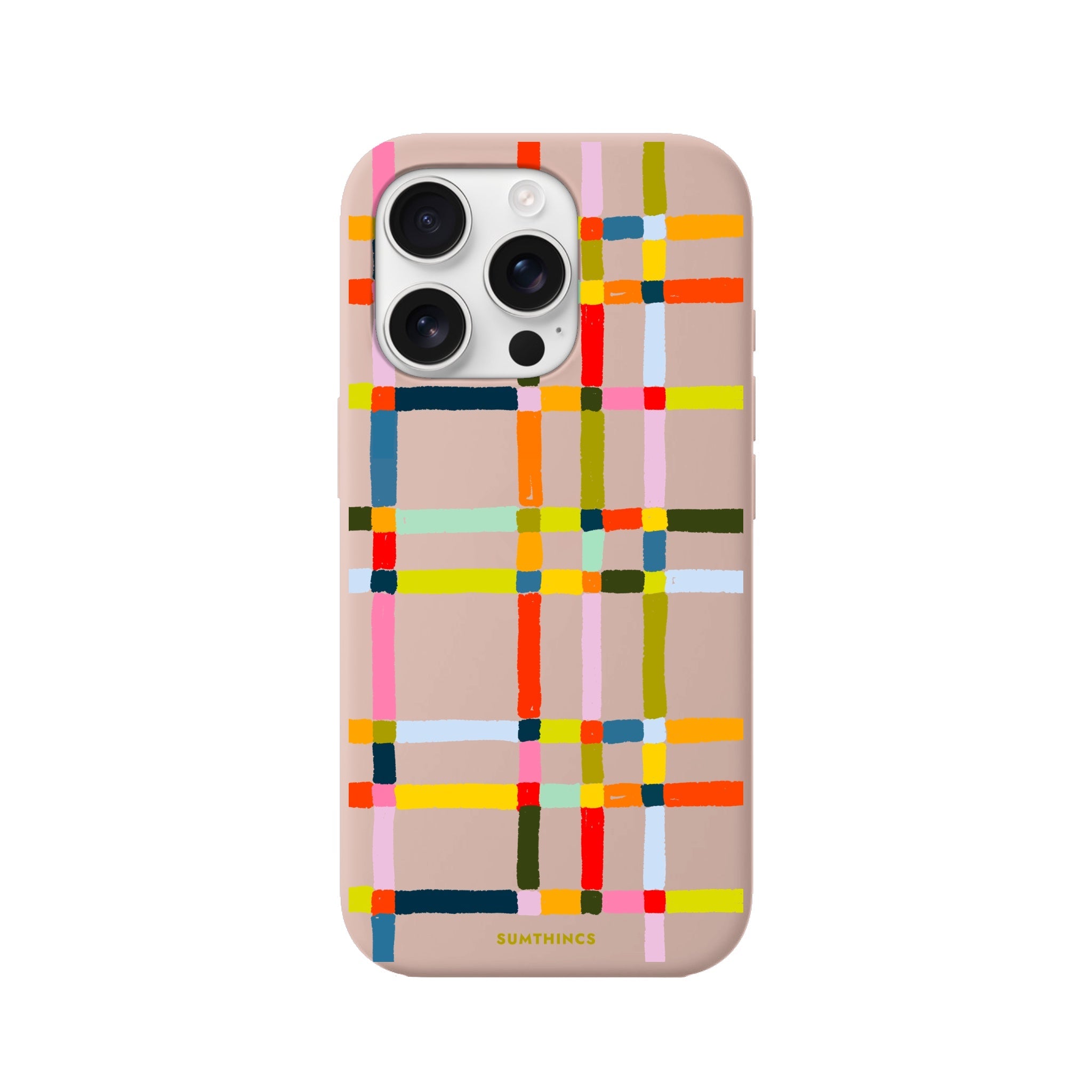 iPhone 16 Pro Sunny Stripes Premium Telefon Kılıfı - SUMTHINCS