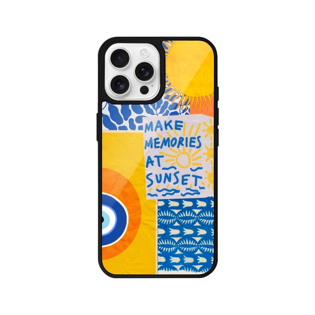 iPhone 16 Pro Sunset Collage Glossy Cam Telefon Kılıfı - SUMTHINCS