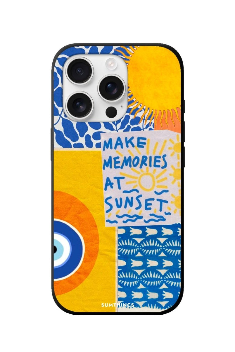iPhone 16 Pro Sunset Collage Premium Telefon Kılıfı - SUMTHINCS