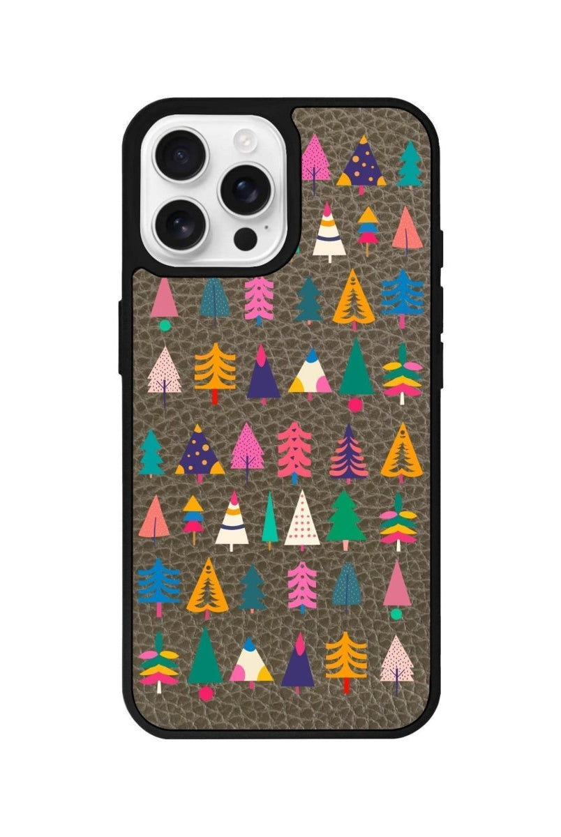 iPhone 16 Pro Tiny Forest Leather Vegan Deri Telefon Kılıfı - SUMTHINCS