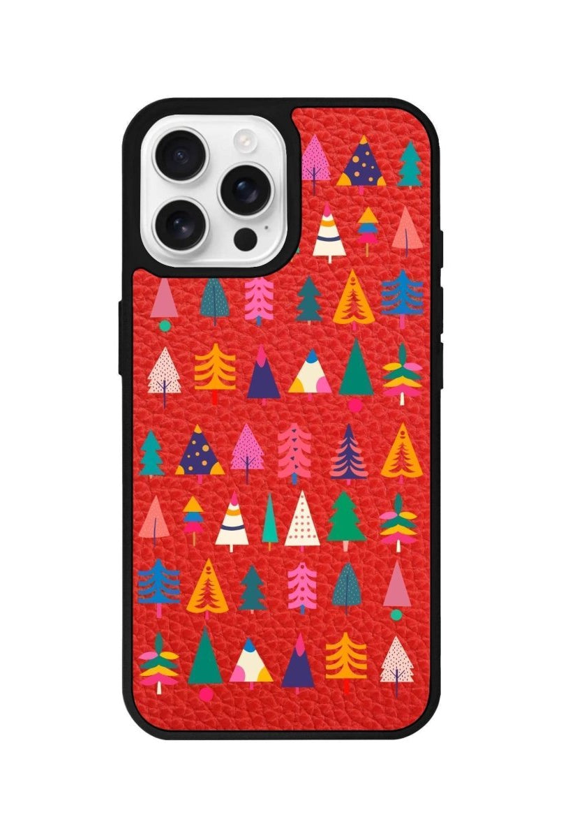 iPhone 16 Pro Tiny Forest Leather Vegan Deri Telefon Kılıfı - SUMTHINCS