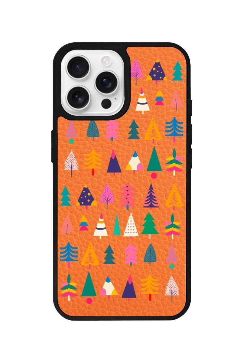 iPhone 16 Pro Tiny Forest Leather Vegan Deri Telefon Kılıfı - SUMTHINCS