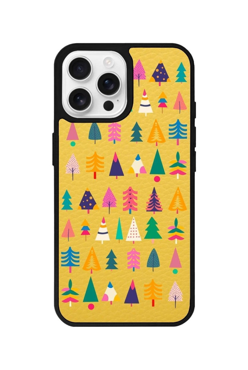 iPhone 16 Pro Tiny Forest Leather Vegan Deri Telefon Kılıfı - SUMTHINCS