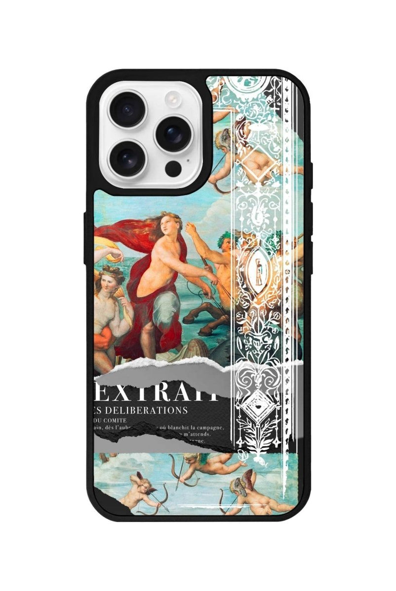 iPhone 16 Pro Triumph of Galatea Mirror Aynalı Telefon Kılıfı Antrasit - SUMTHINCS