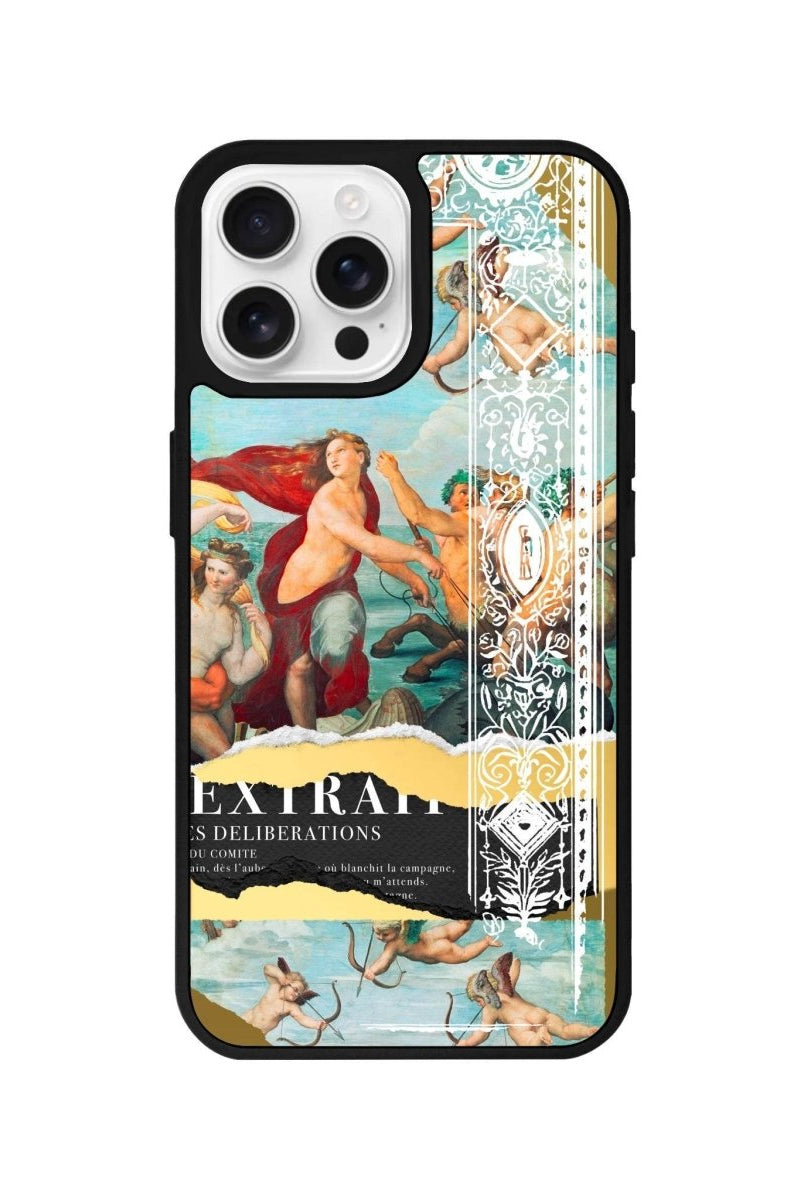 iPhone 16 Pro Triumph of Galatea Mirror Aynalı Telefon Kılıfı Altın - SUMTHINCS