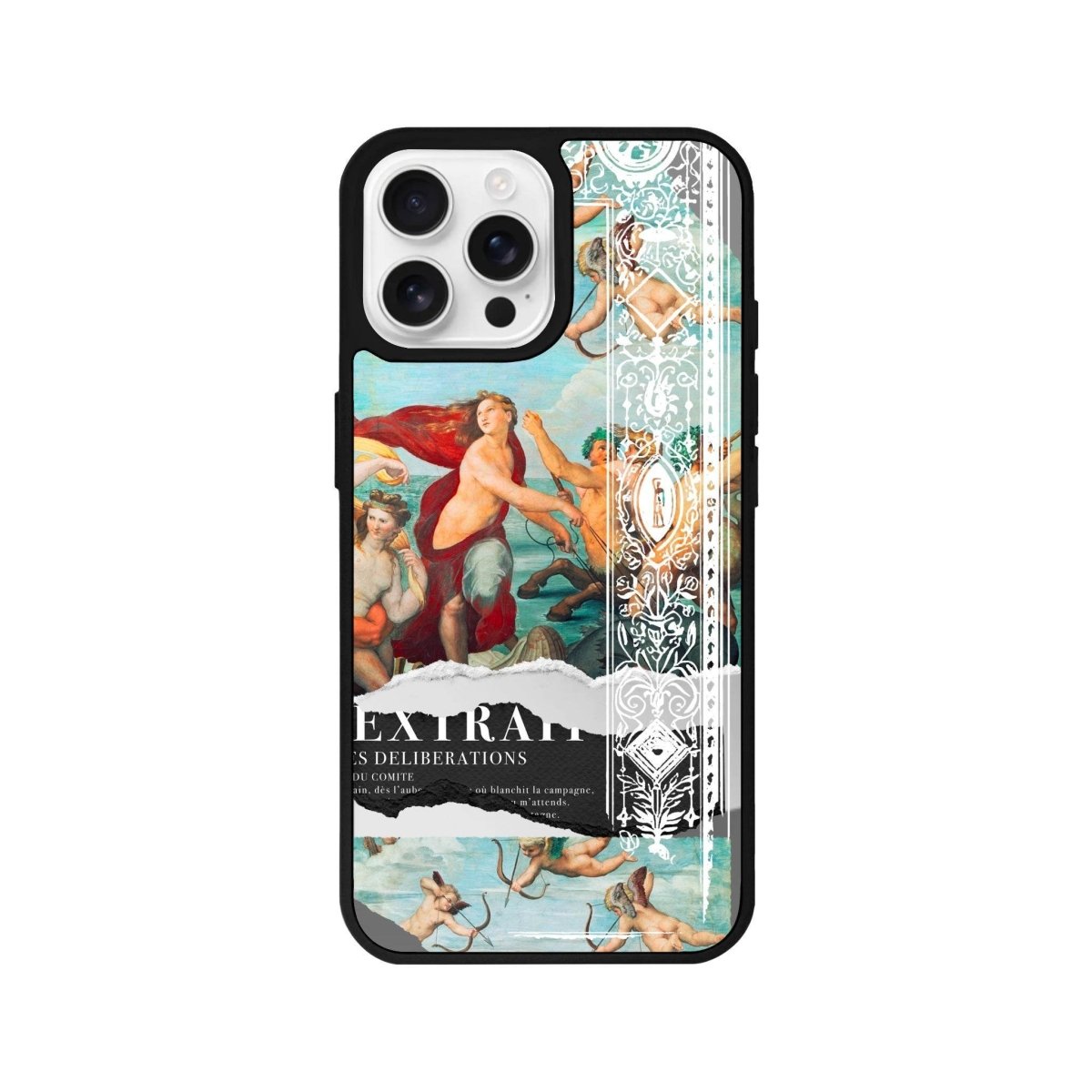 iPhone 16 Pro Triumph of Galatea Mirror Aynalı Telefon Kılıfı Gümüş - SUMTHINCS