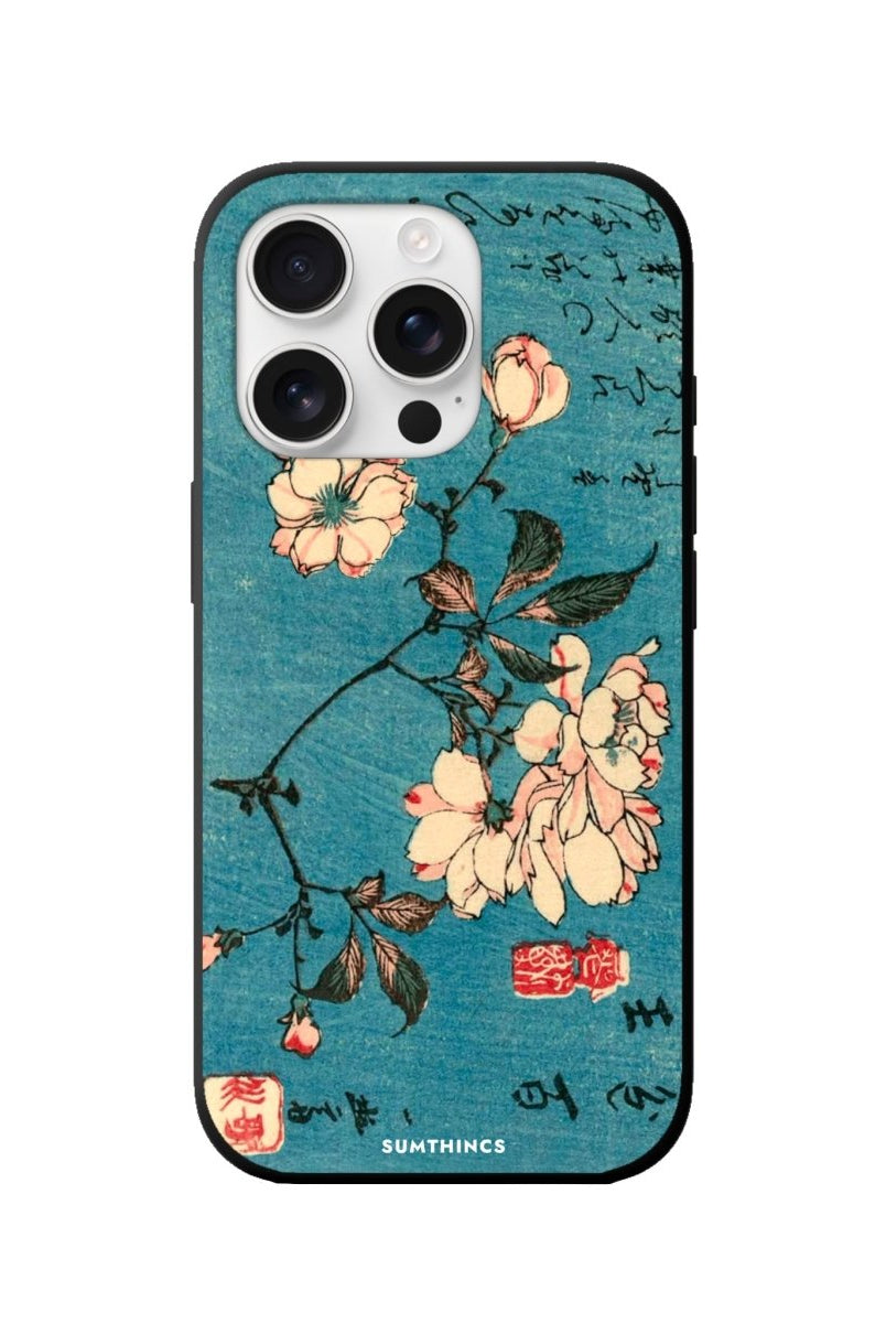 iPhone 16 Pro Vintage Sakura Premium Telefon Kılıfı - SUMTHINCS