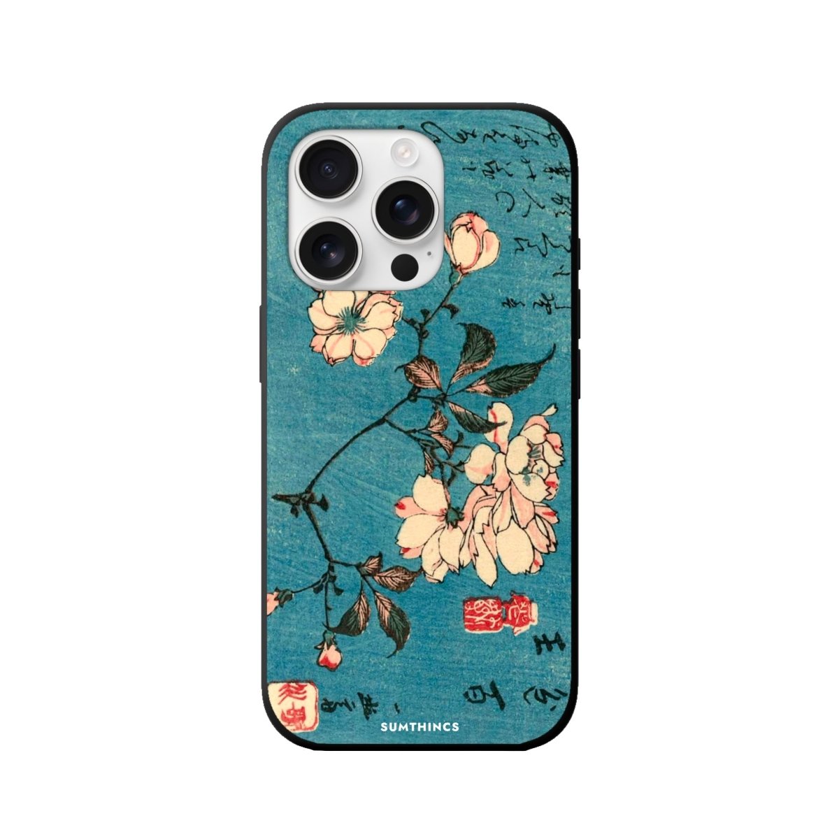 iPhone 16 Pro Vintage Sakura Premium Telefon Kılıfı - SUMTHINCS